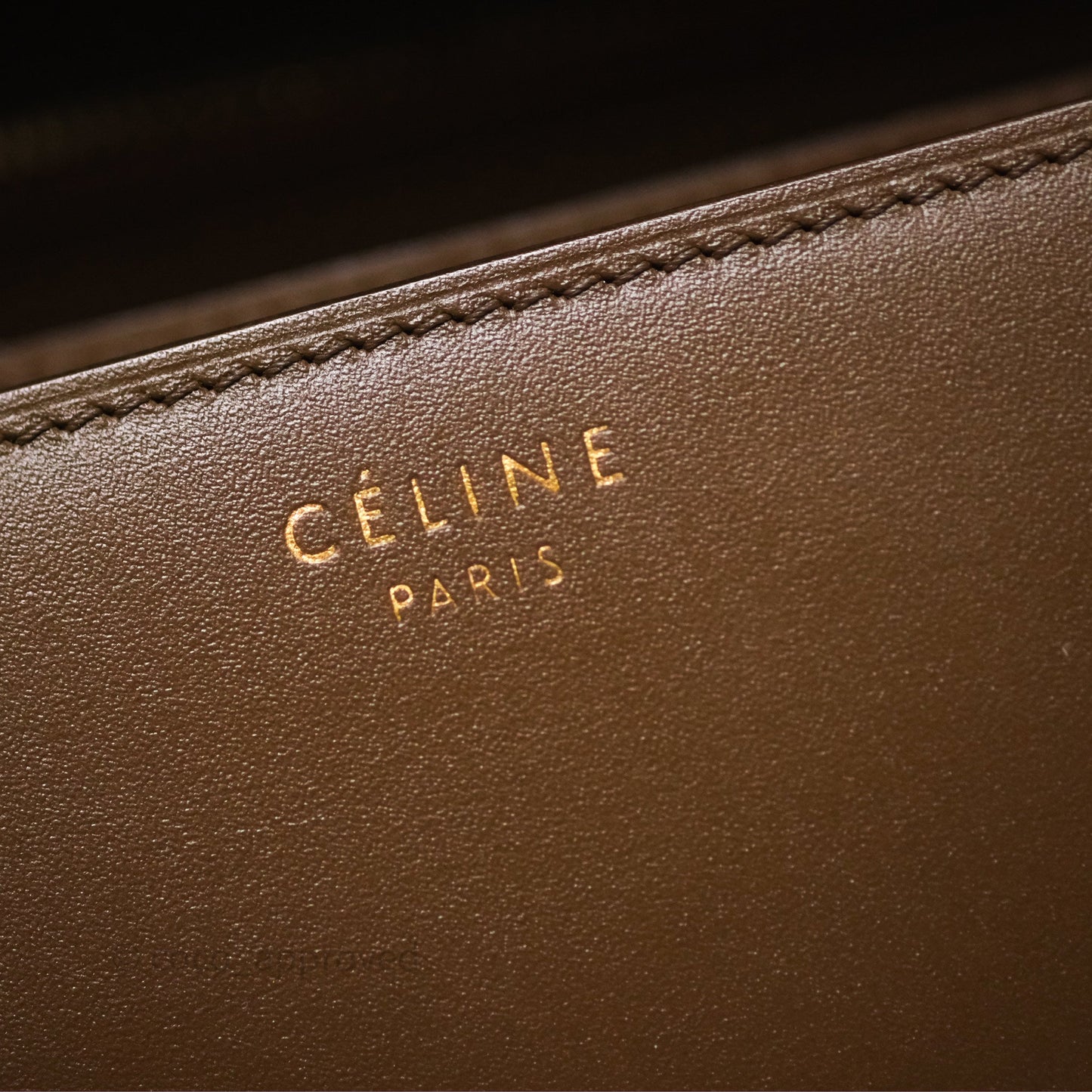 Celine Medium Classic Box Flap Caramel Calfskin