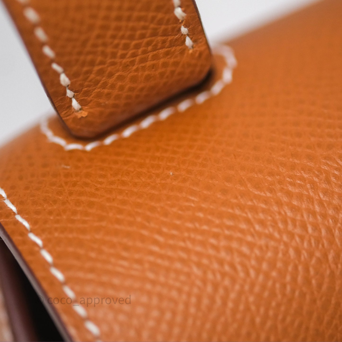 Hermès Della Cavalleria Mini Bag Gold 37 Epsom Palladium Hardware