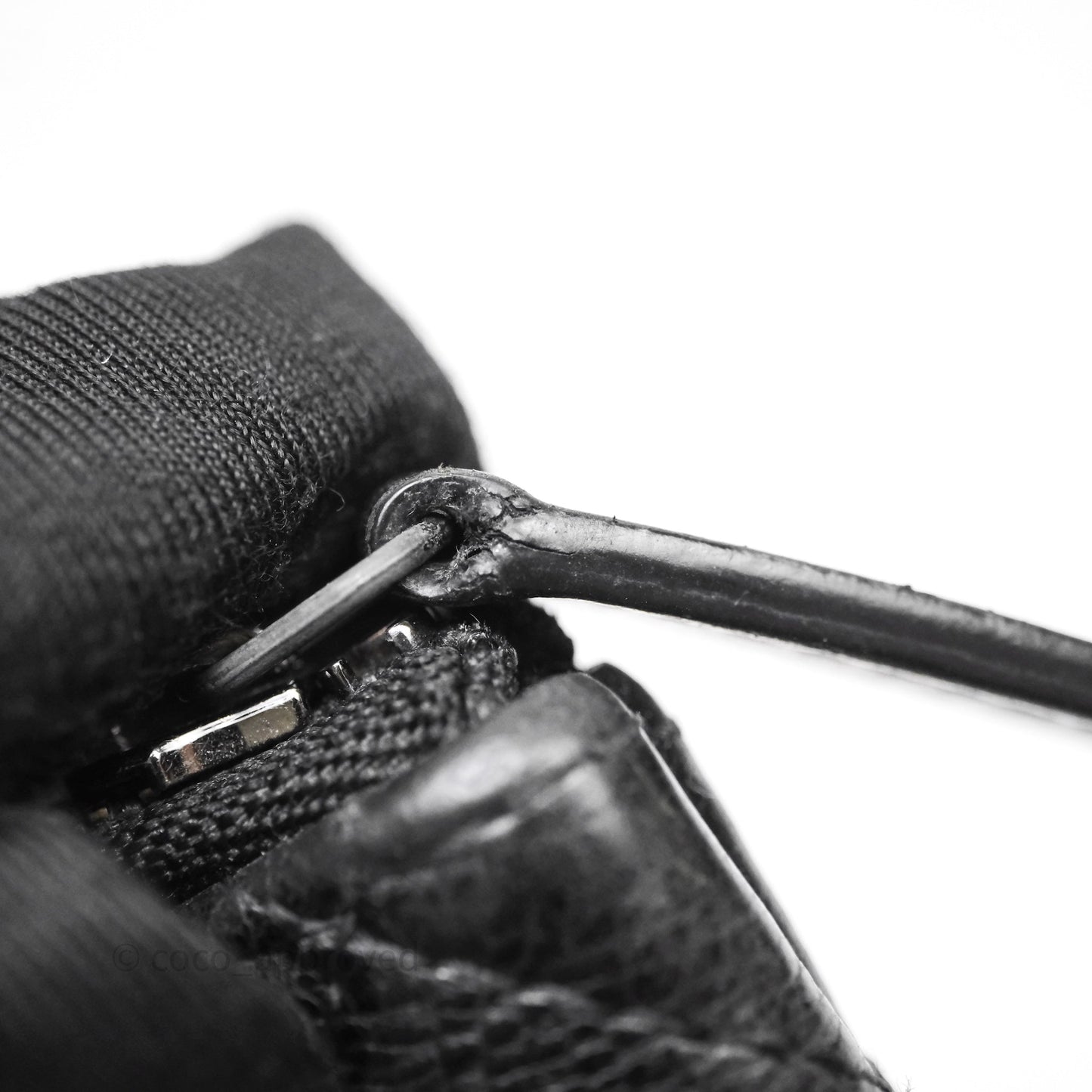Chanel Quilted Mini O Case So Black Calfskin