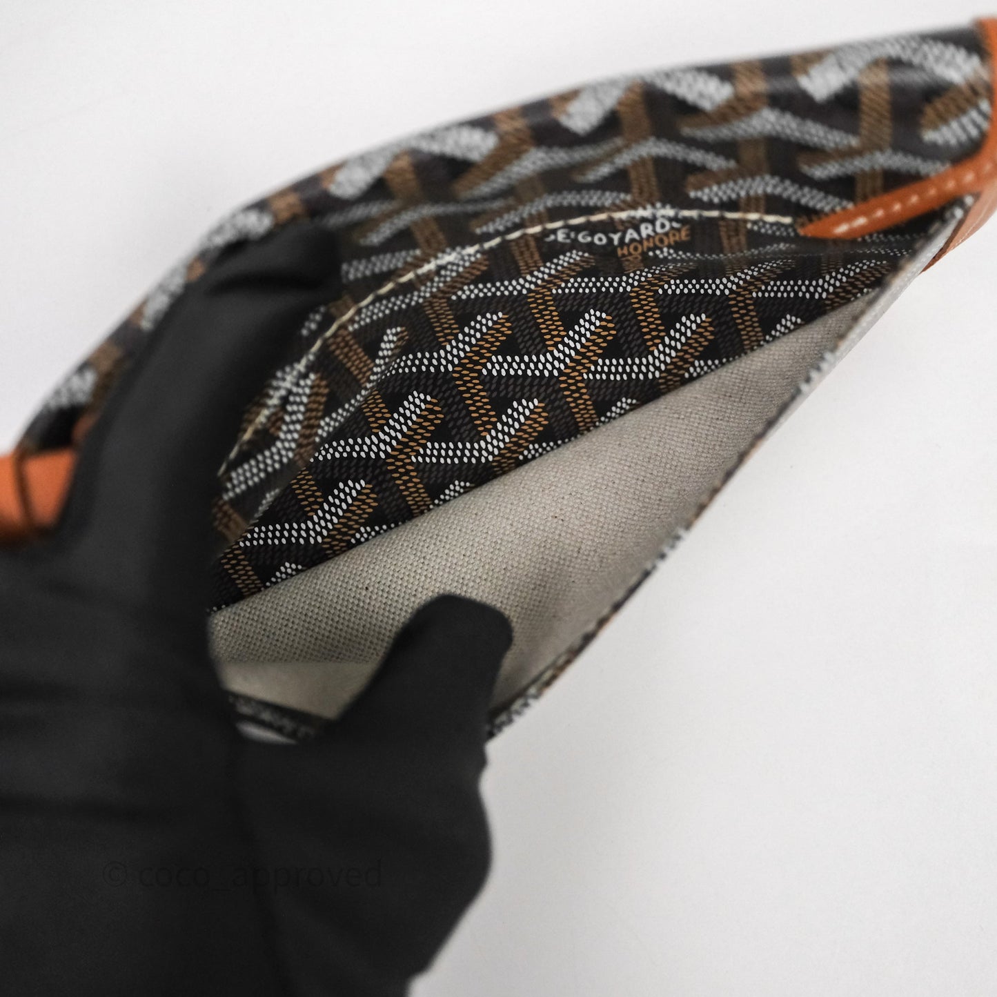 Goyard St Louis Tote PM Tan Black