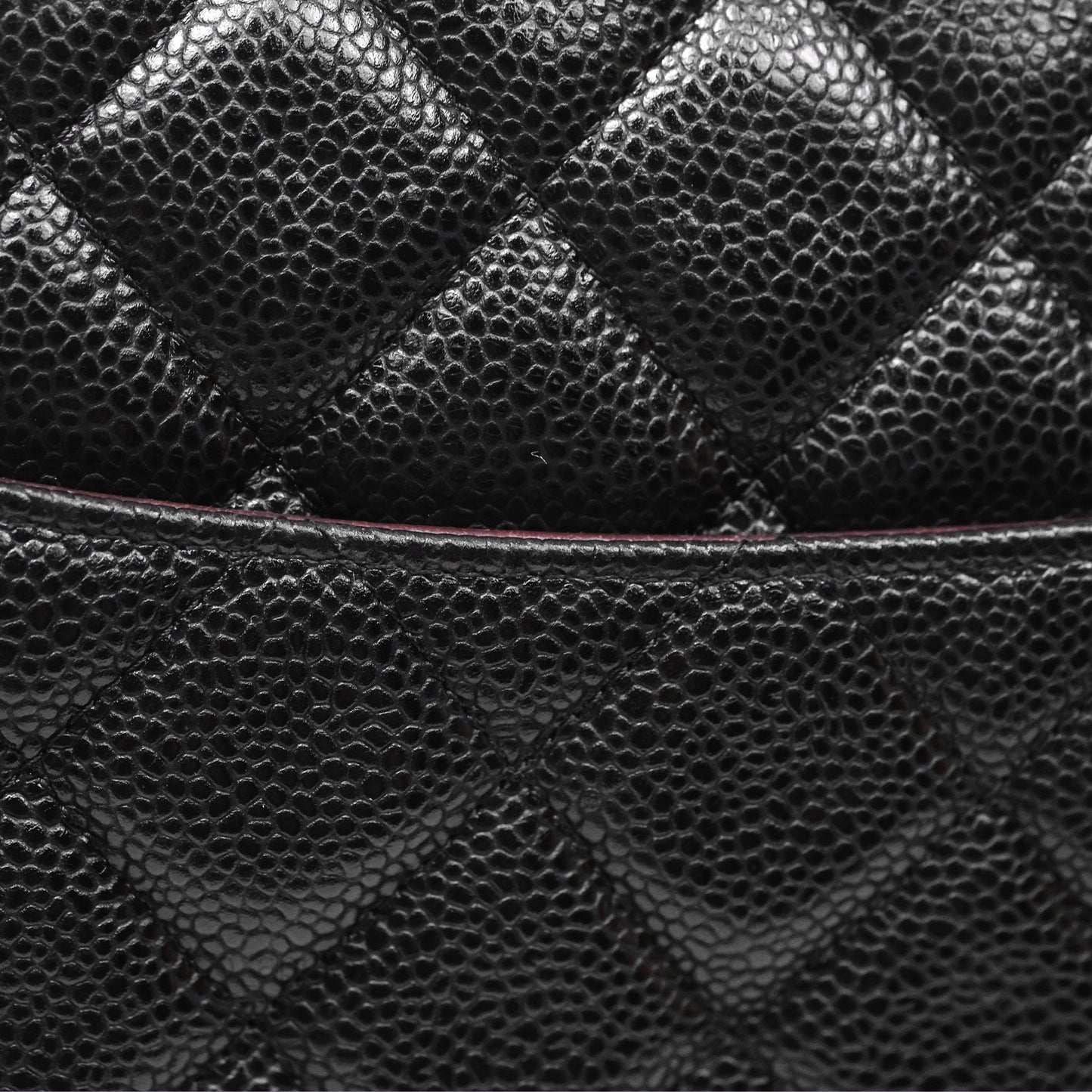 Chanel Jumbo Double Flap Quilted Black Caviar Gold Hardware⁣⁣