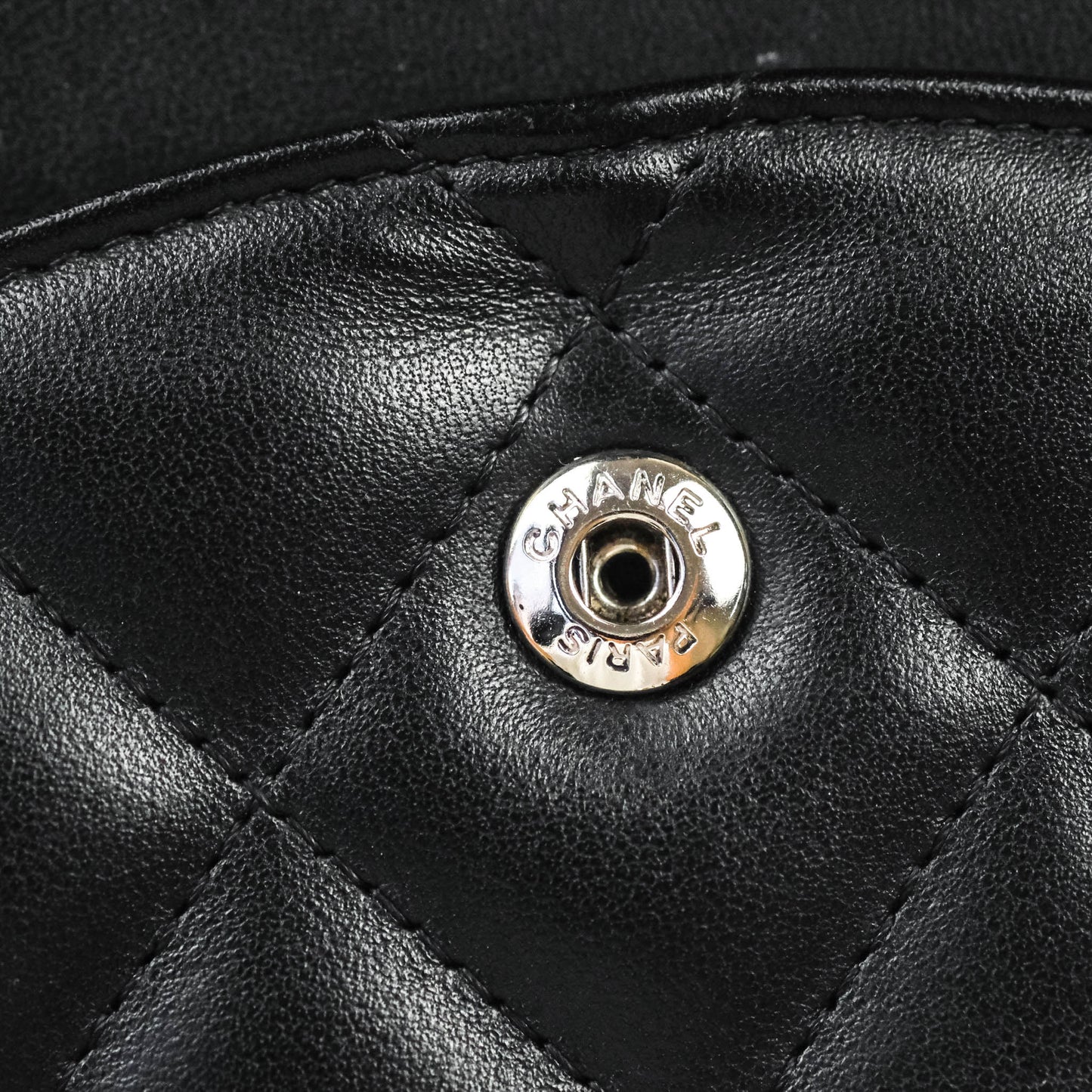 Chanel Jumbo Double Flap Black Lambskin Silver Hardware⁣⁣
