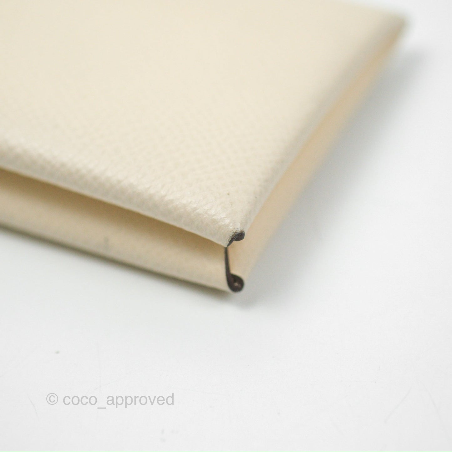 Hermès Calvi Card Holder Beton Epsom