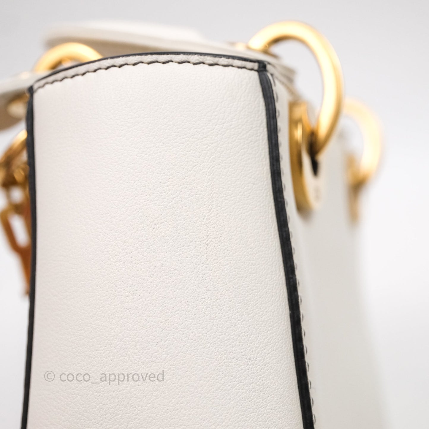 Christian Dior Mini Lady Dior Niki De Saint Phalle Calfskin White