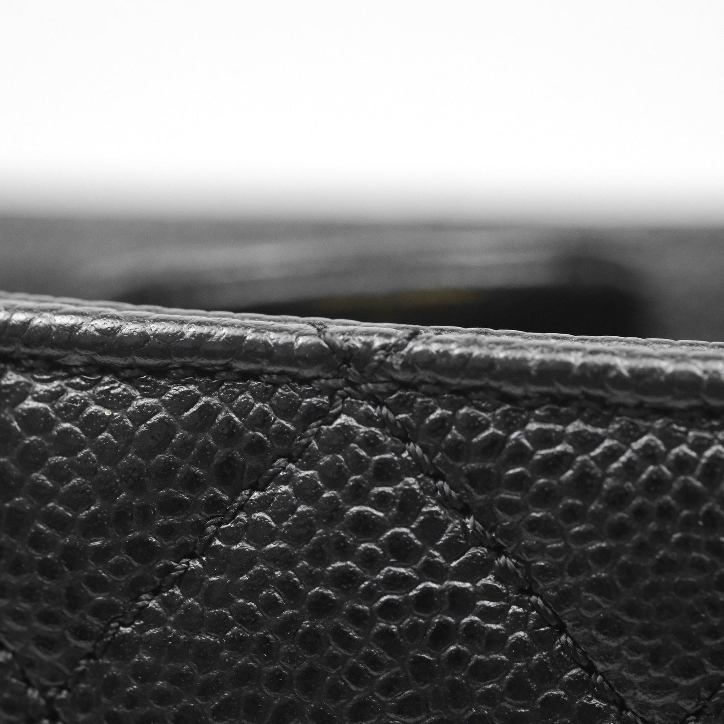 Chanel Vertical GST Black Caviar Gold Hardware