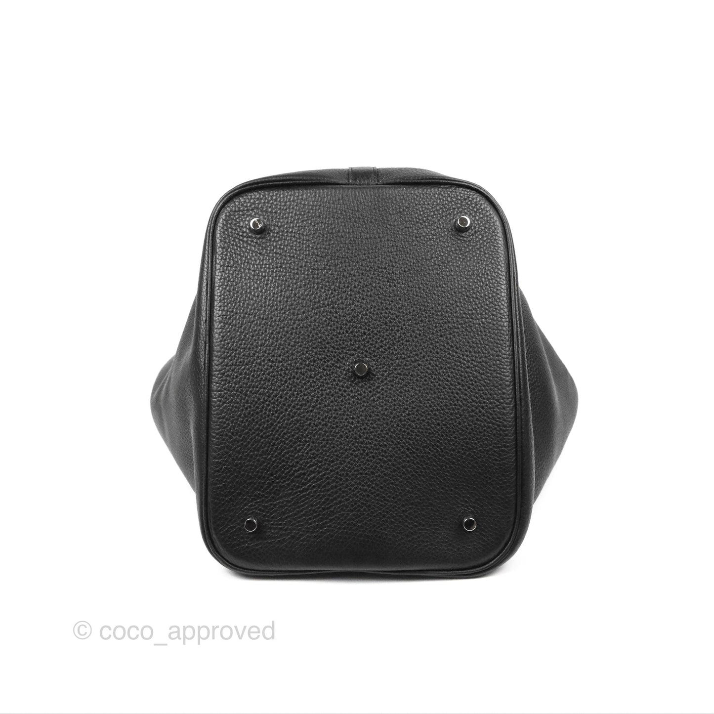 Hermès Picotin TGM 30 Black Clemence Palladium Hardware