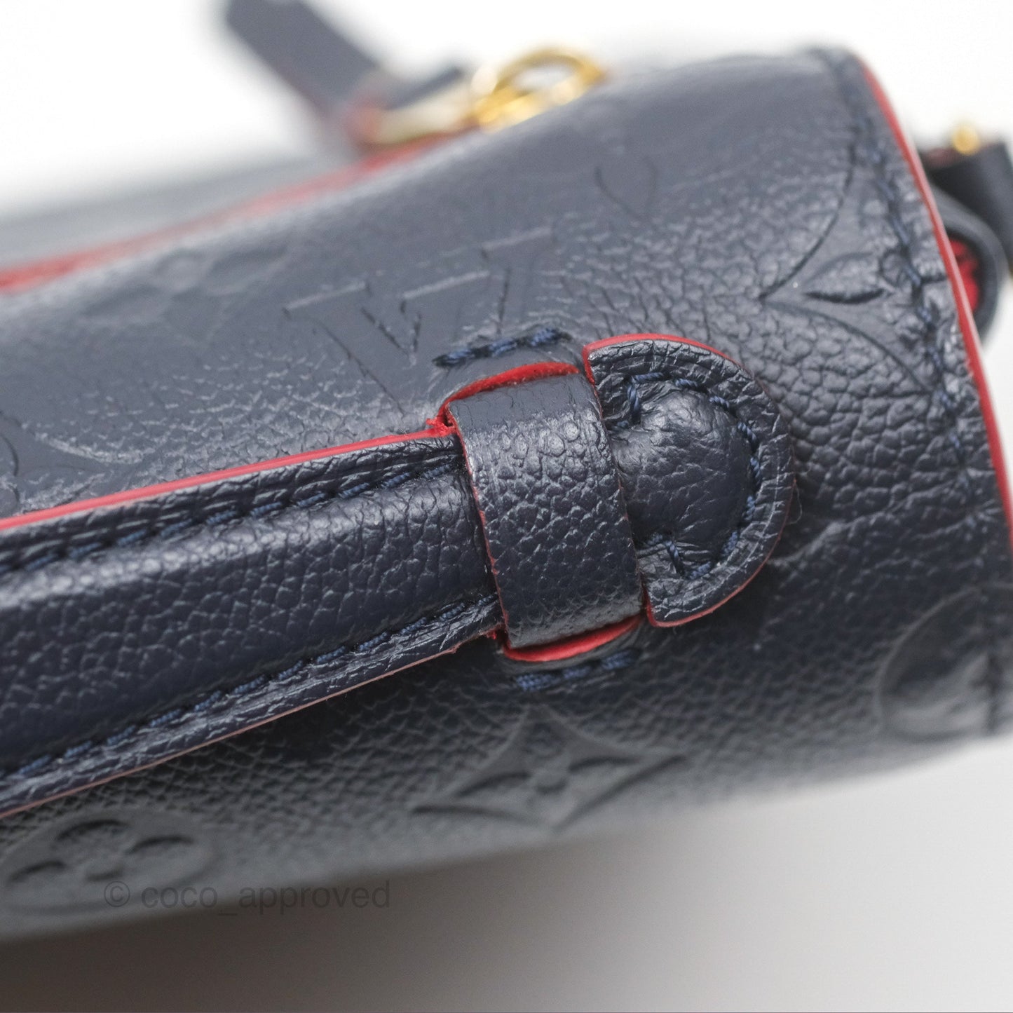 Louis Vuitton Empreinte Pochette Metis Marine Rouge