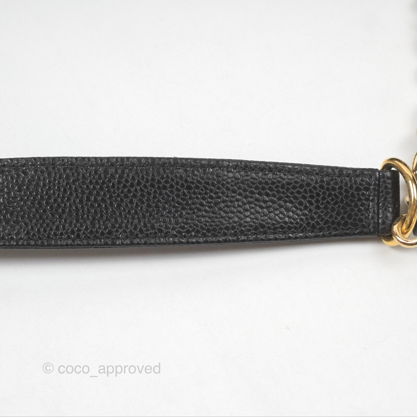 Chanel GST Black Caviar Gold Hardware