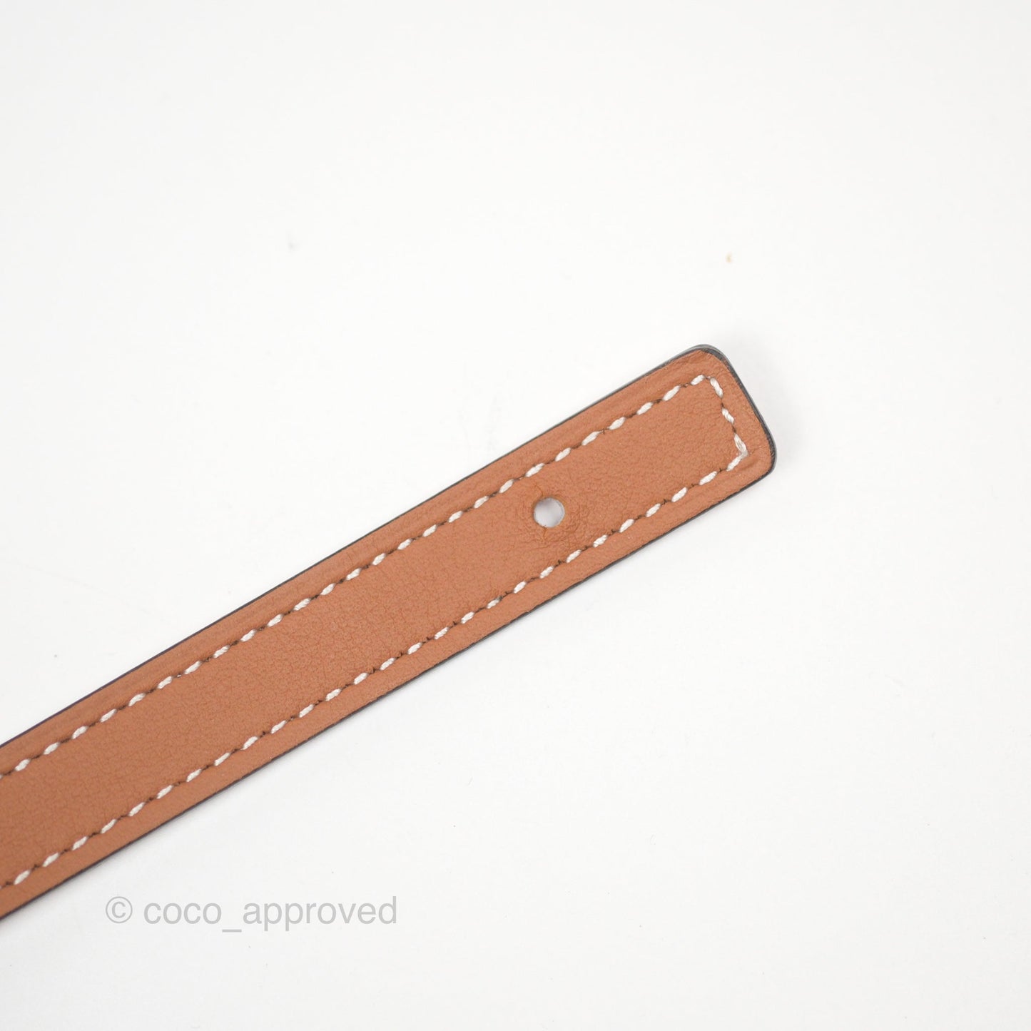 Hermès H Constance Mini Belt Buckle & Reversible Mauve Pale 09/ Gold 37 Swift / Epsom Gold Hardware