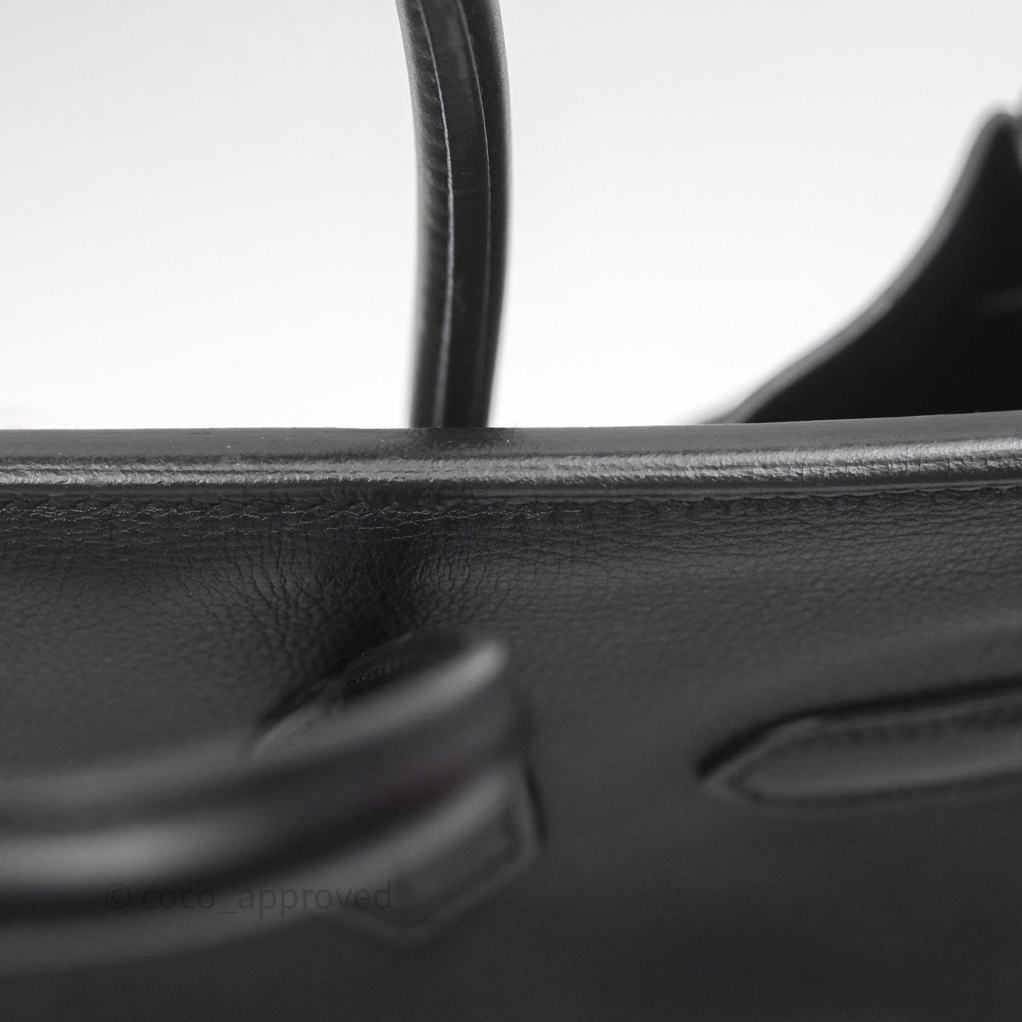 Hermès Birkin 30 Noir 89 Evergrain Palladium Hardware
