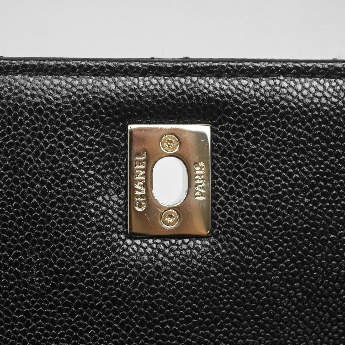 Chanel Quilted Small Business Affinity Flap Black Caviar Gold Hardware