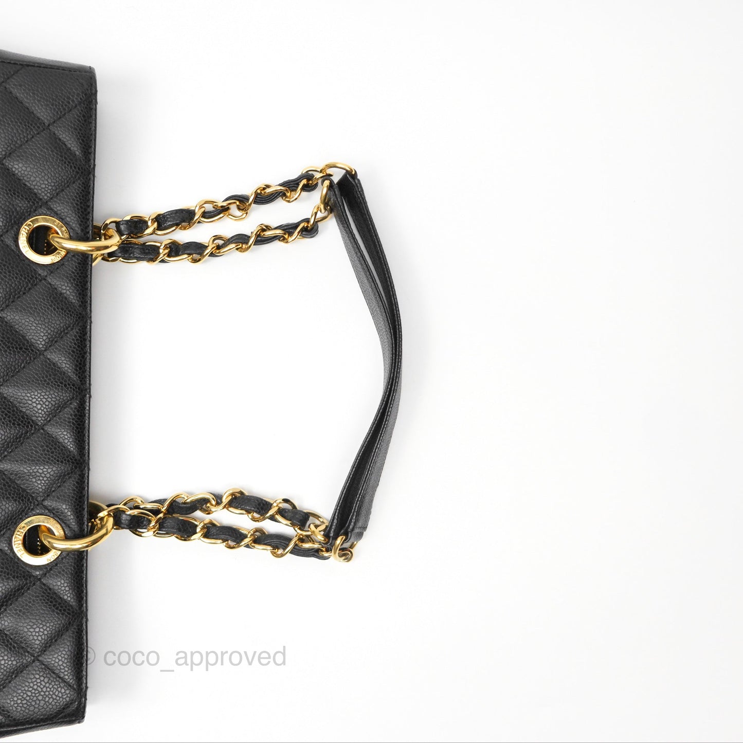 Chanel GST Black Caviar Gold Hardware