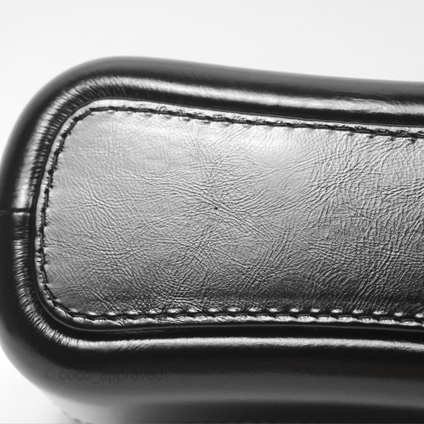 Chanel Small Gabrielle Hobo Quilted Black Aged Calfskin