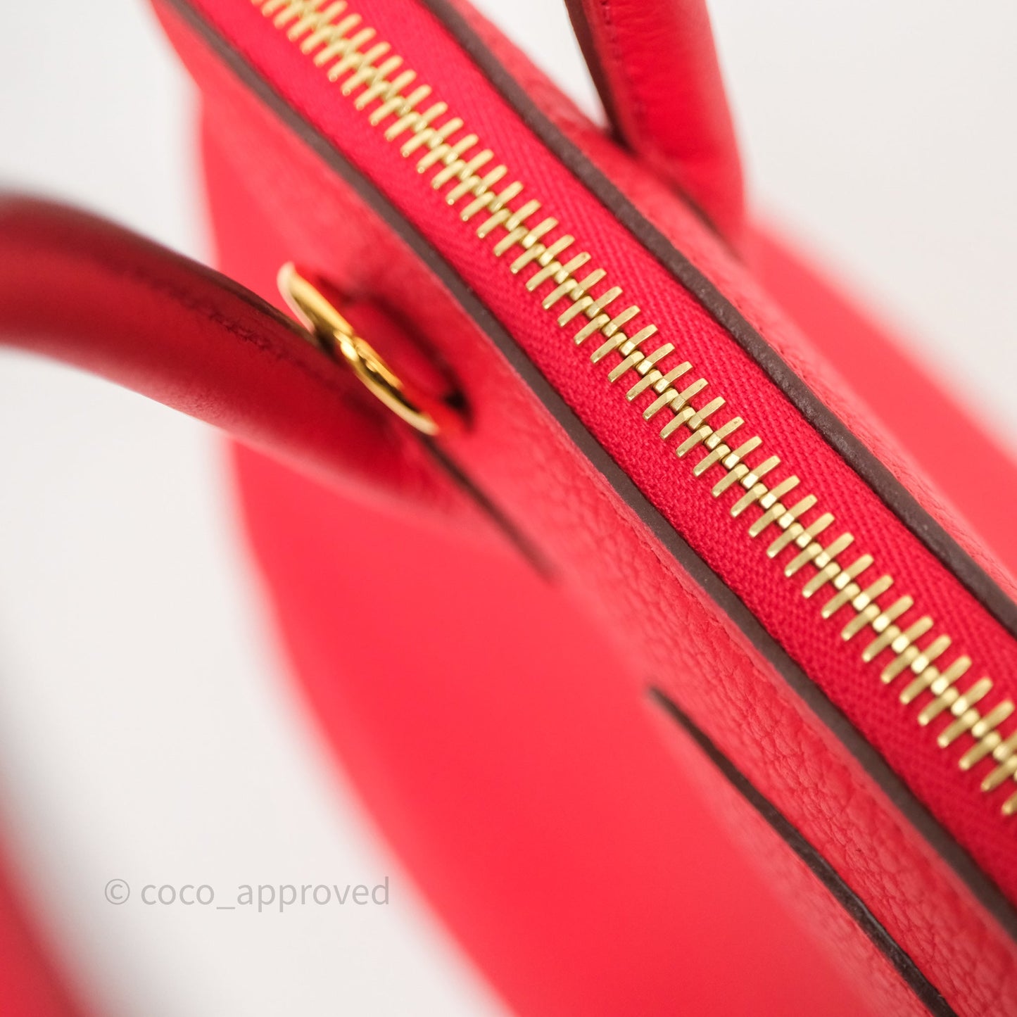 Hermès Bolide 31 Rouge Clemence Gold Hardware