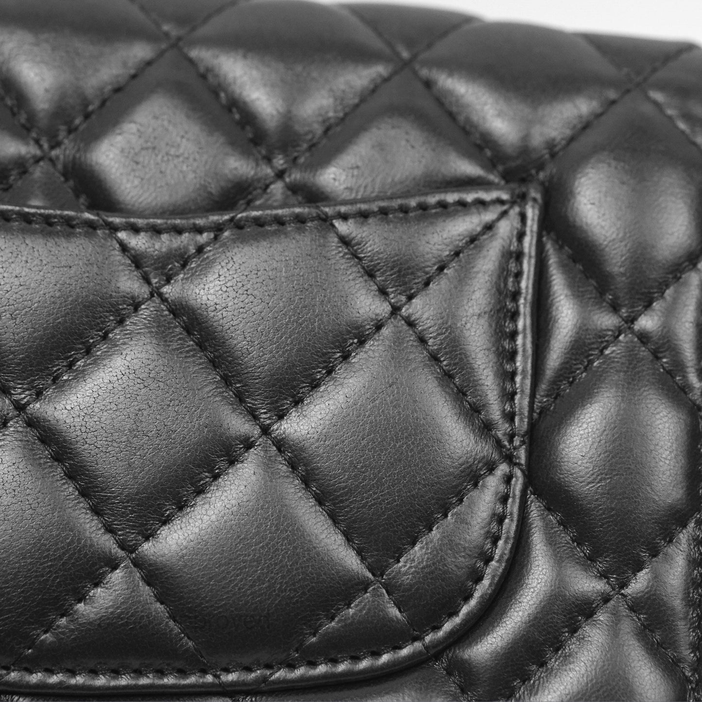 Chanel All Slide Wallet on Chain WOC Adjustable Chain Quilted Black Lambskin 22K
