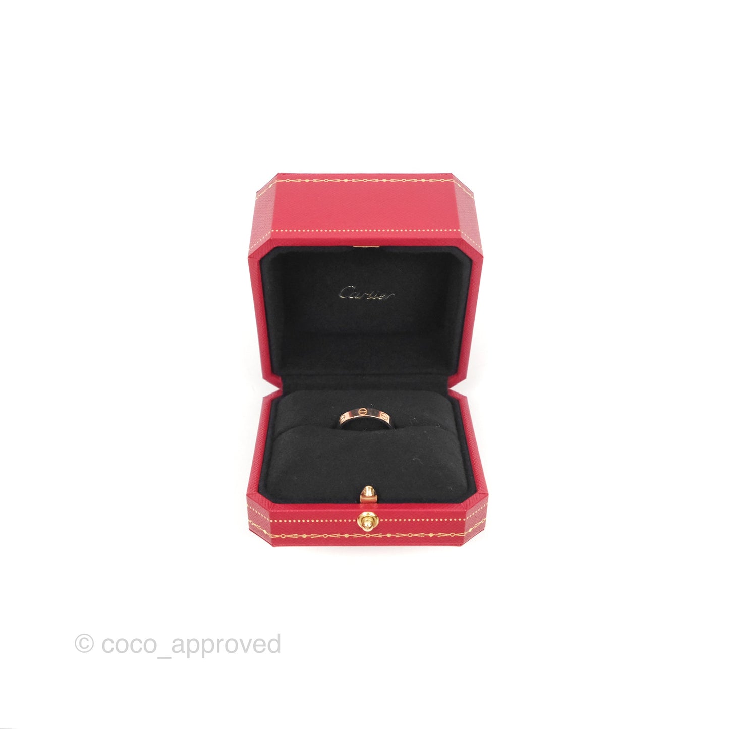 Cartier Love Band Ring Pink Gold