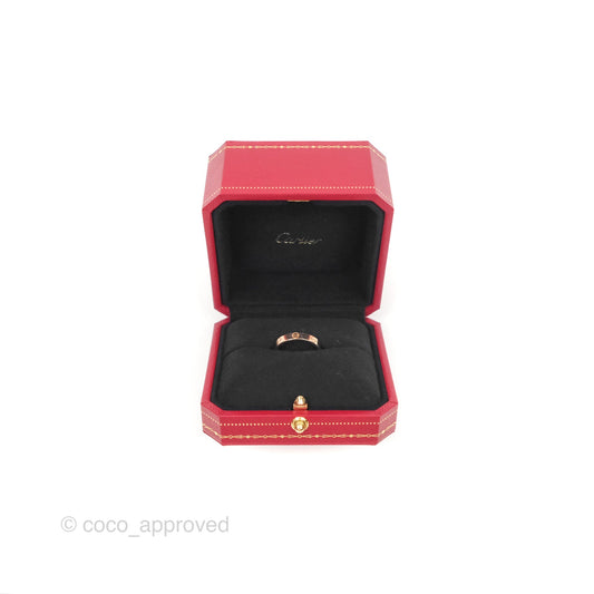 Cartier Love Band Ring Pink Gold