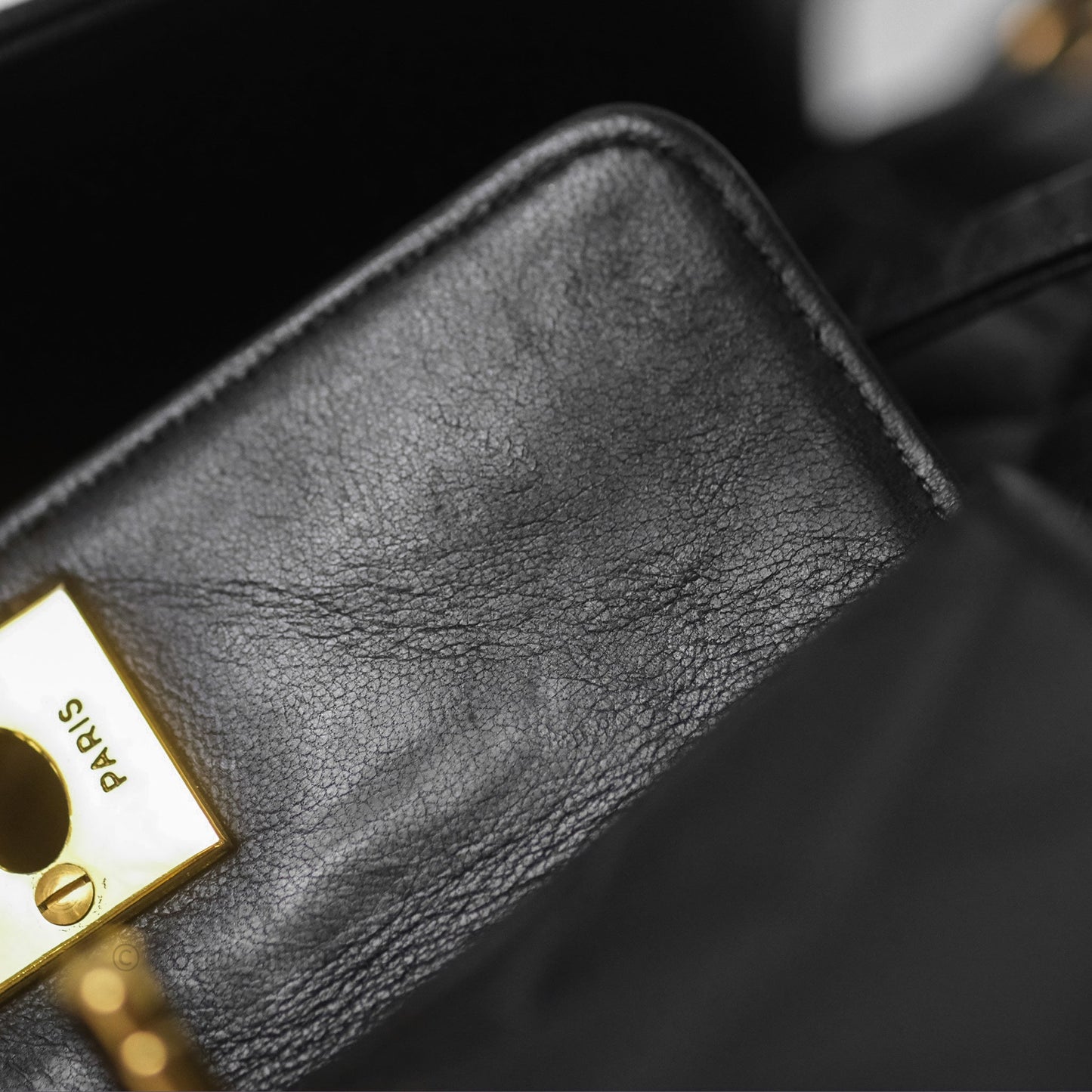 Chanel Vintage CC Duma Backpack Black Lambskin 24K Gold Hardware