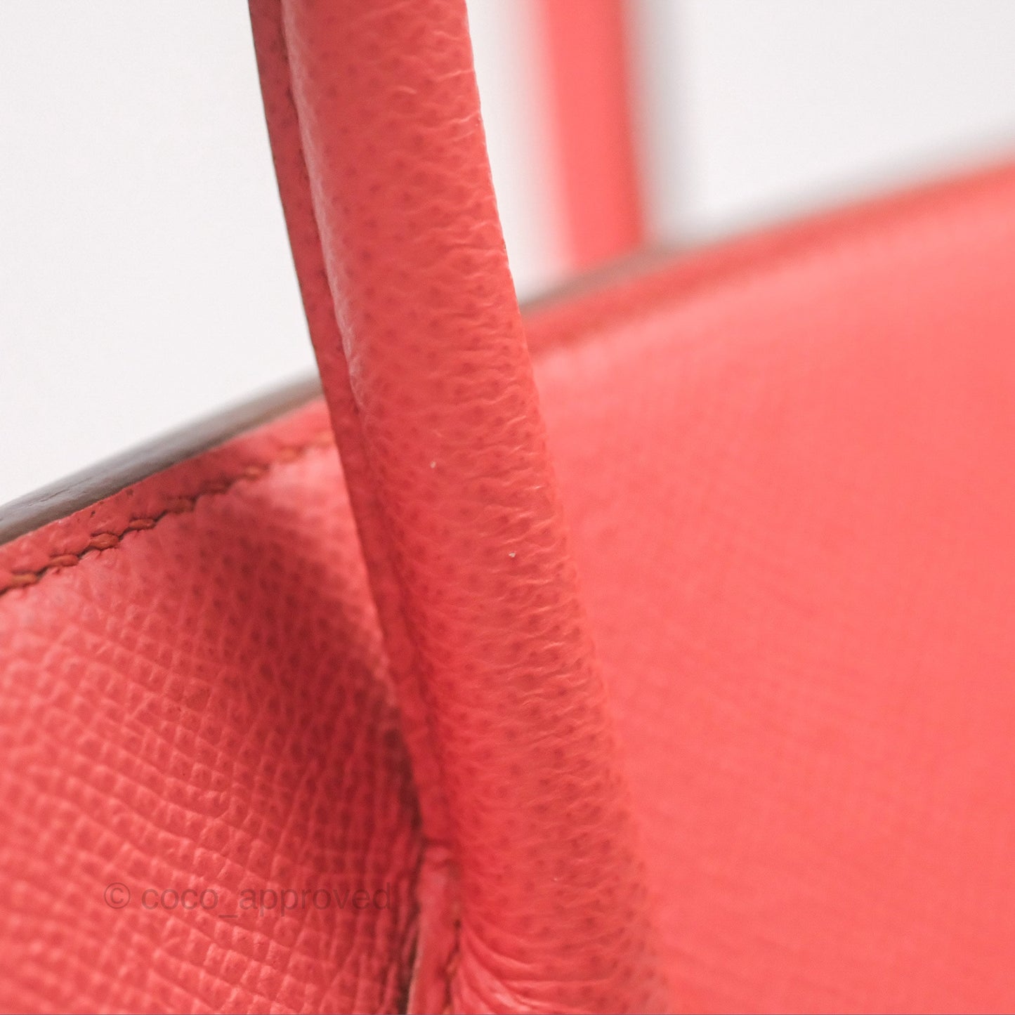 Hermès Birkin 30 Retourne Flamingo I5 Epsom Gold Hardware