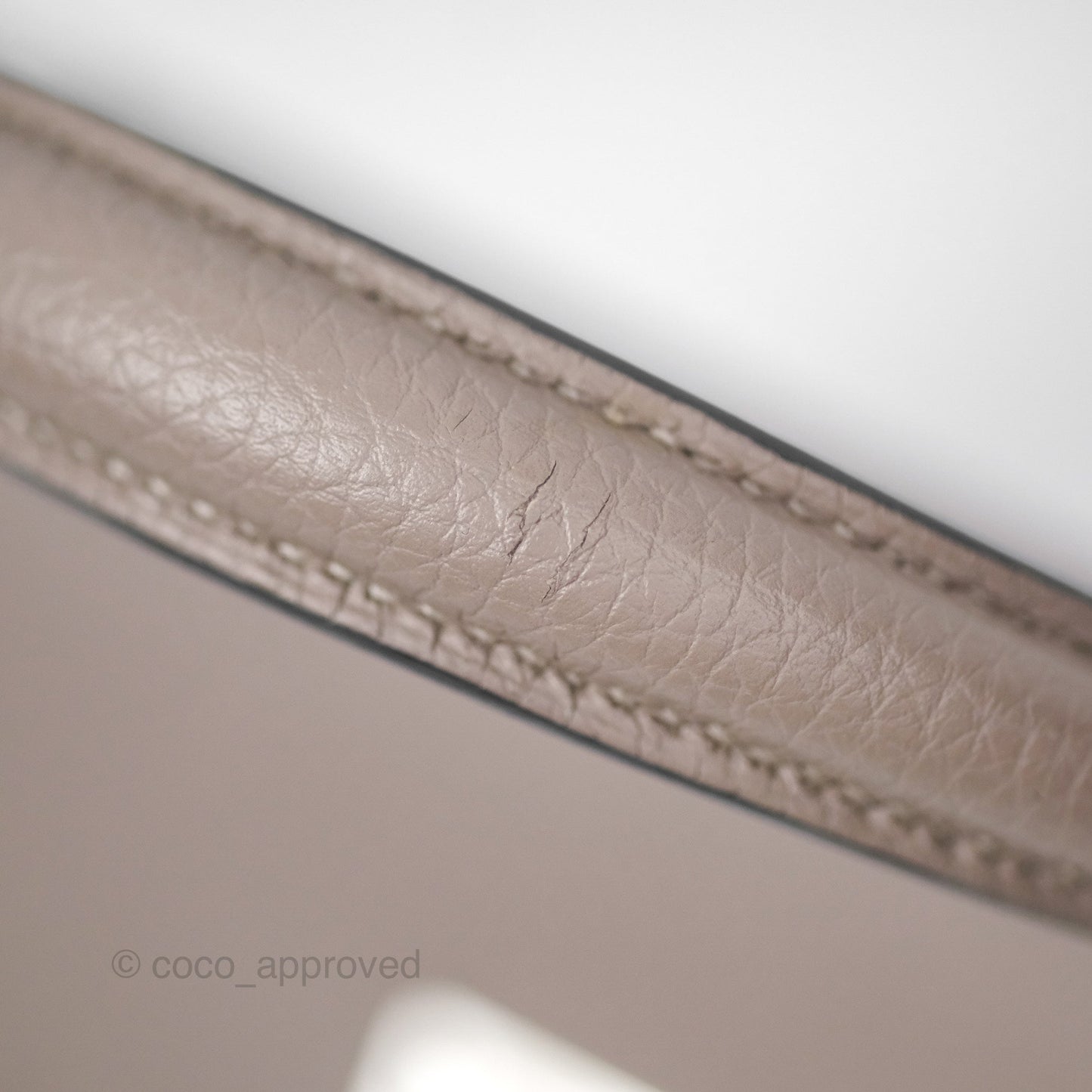 Hermès Retourne Kelly 25 Gris Asphalte M8 Togo Palladium Hardware