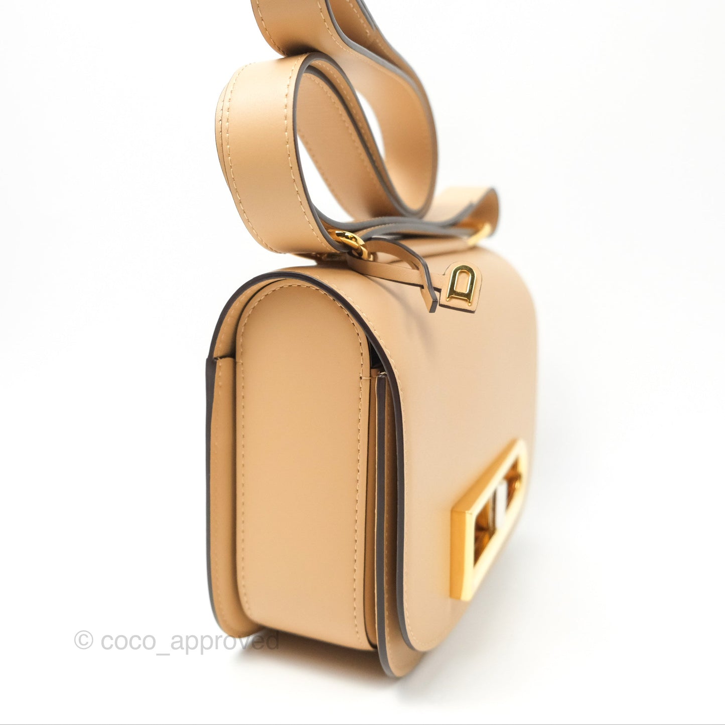 Delvaux Lingot Bag Latte Olen Calfskin