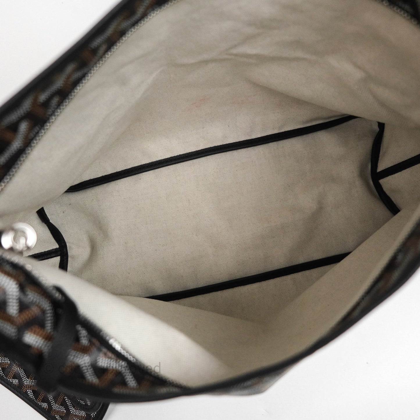 Goyard Bohème Hobo Bag Black Goyardine Canvas