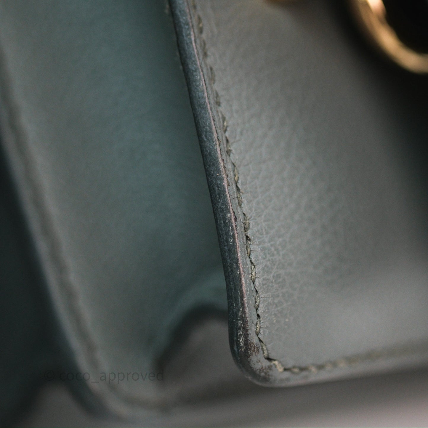 Hermès Roulis Mini 18 Vert Amancde 63 Evercolor Gold Hardware