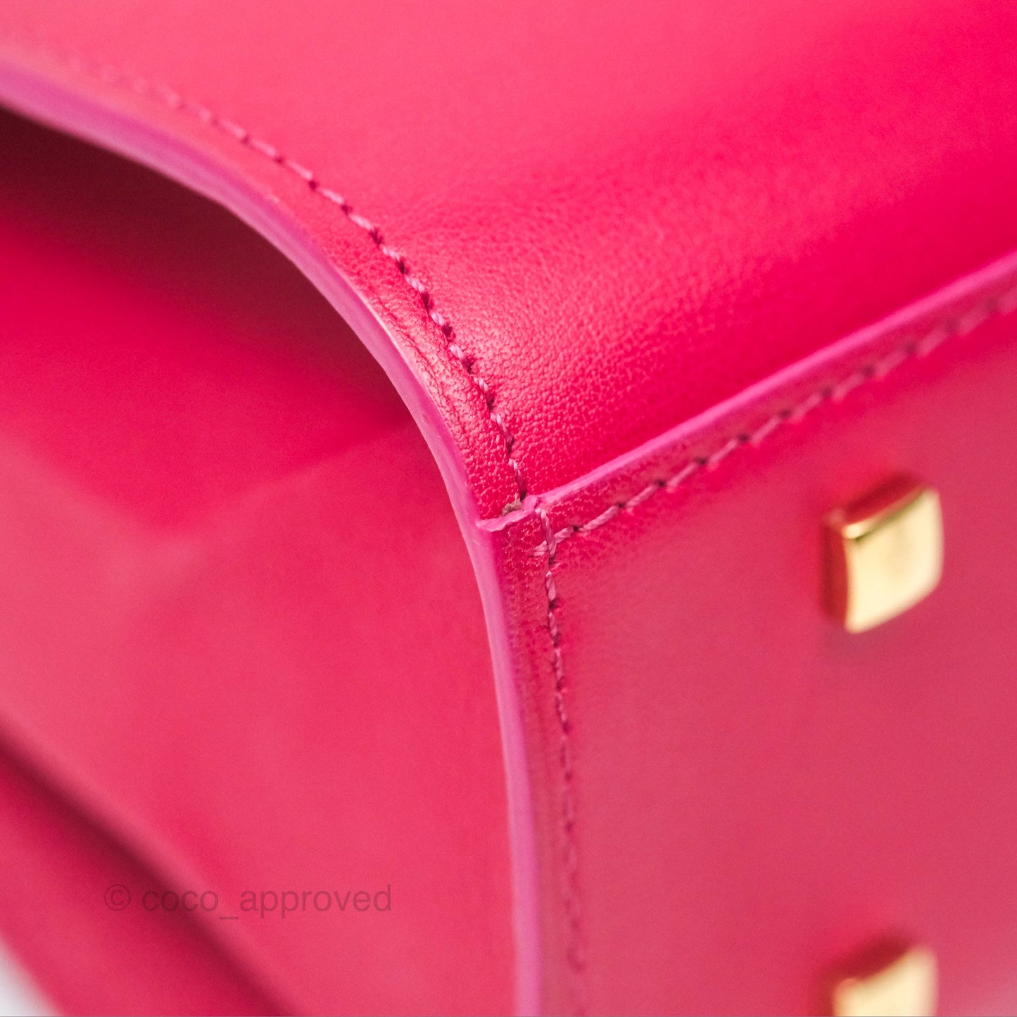 Delvaux Tempête Mini in Silky Calf Framboise