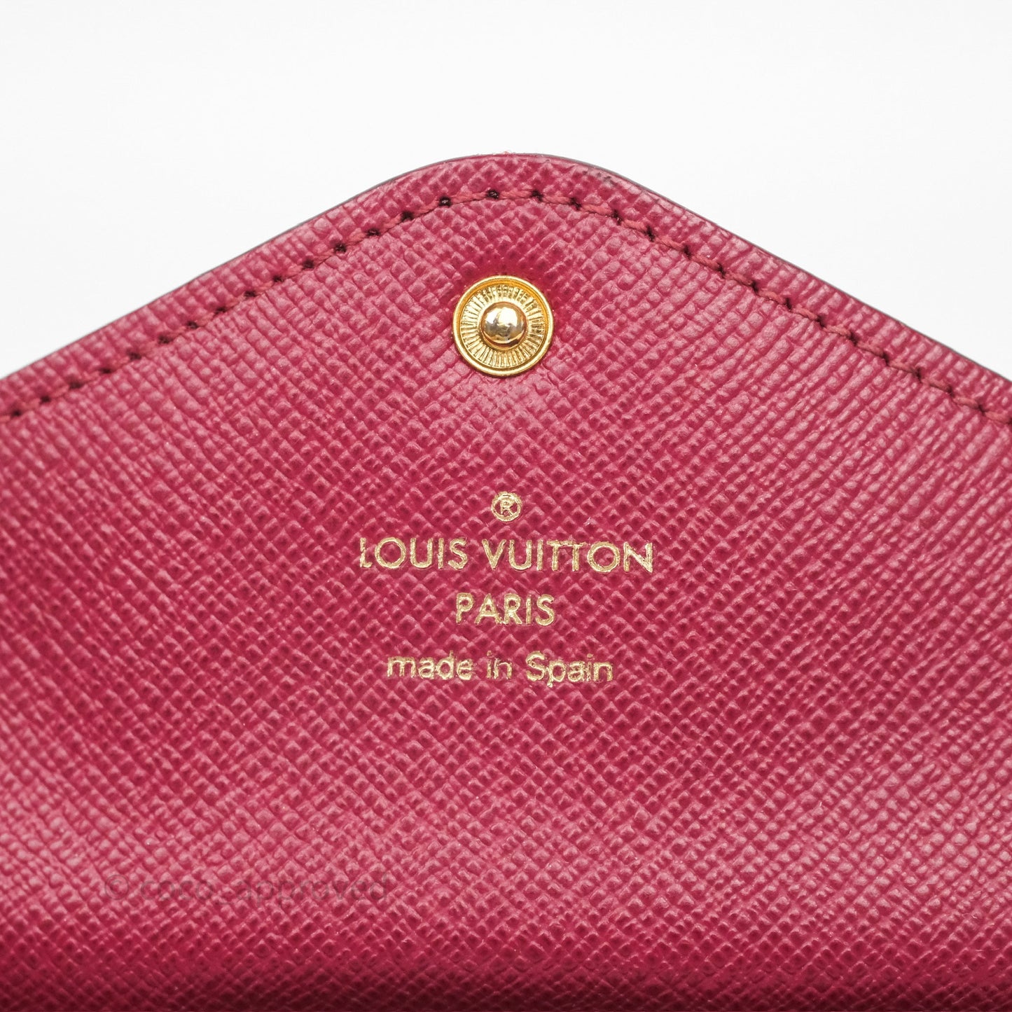 Louis Vuitton Josephine Wallet Monogram Canvas Fuchsia
