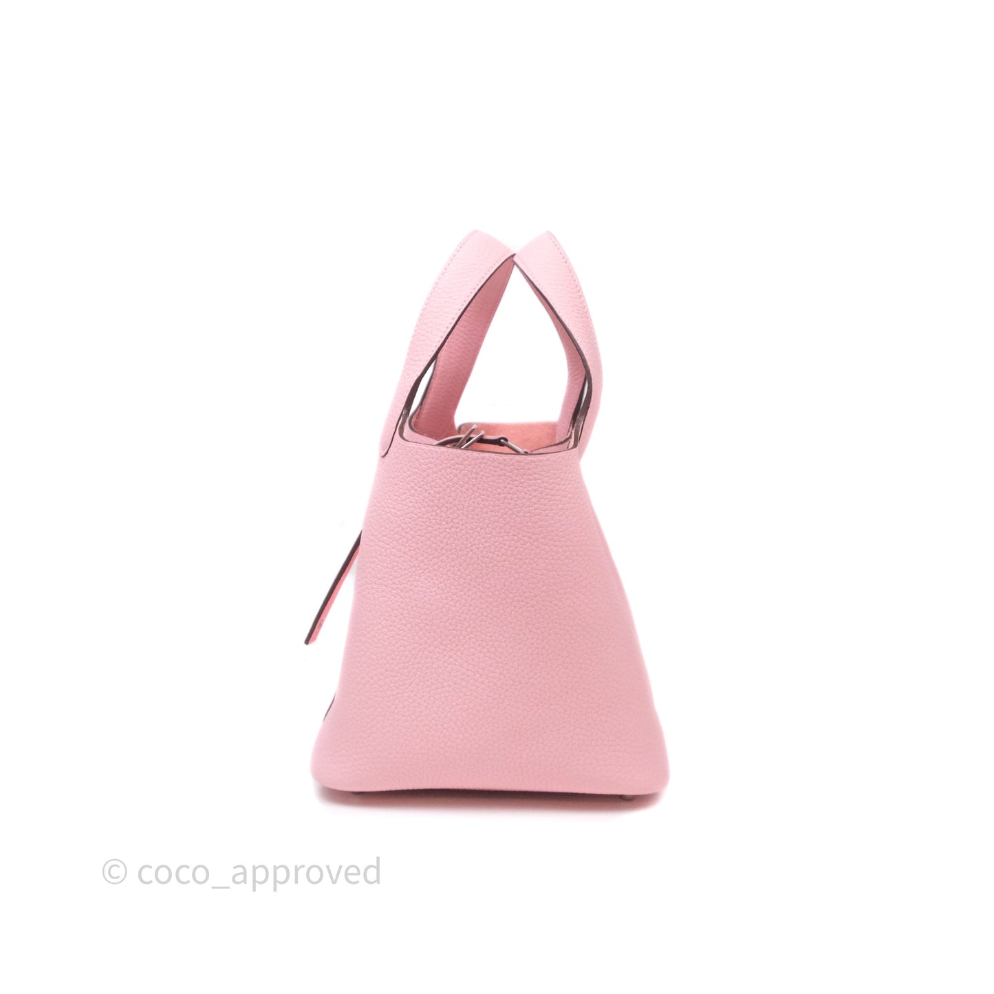 Hermès Picotin 18 Rose Sakura 3Q Clemence Palladium Hardware