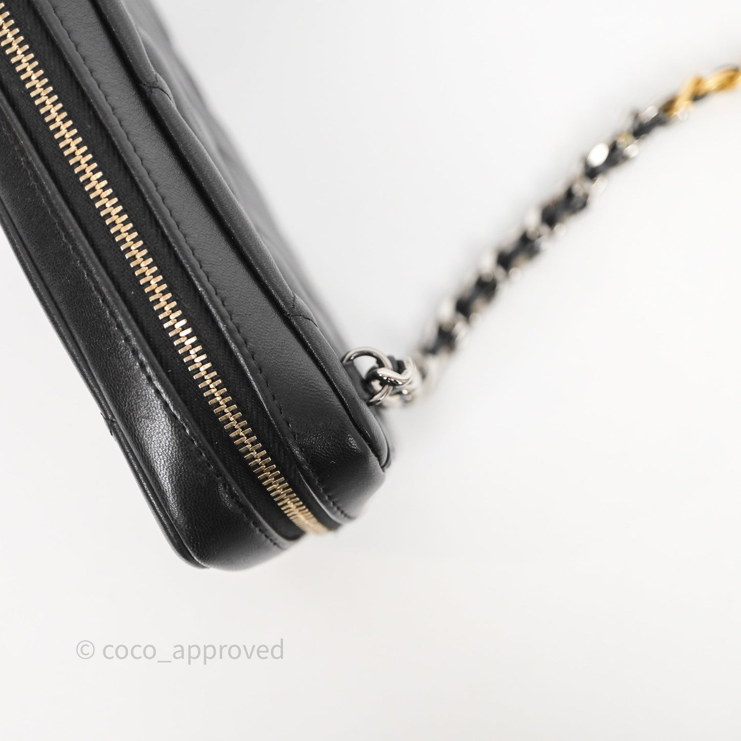 Chanel 19 Camera Bag Black Lambskin Mixed Hardware