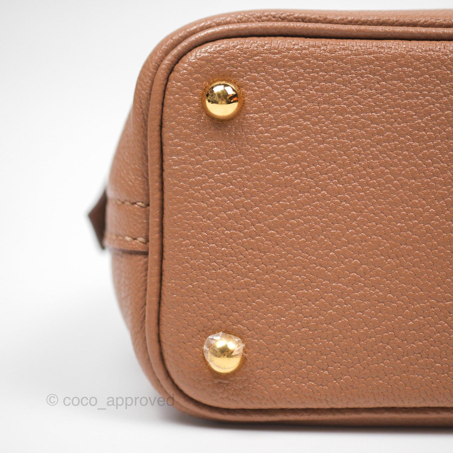 Hermès Bolide Mini 1923 Quebracho 2J Chevre Mysore Gold Hardware