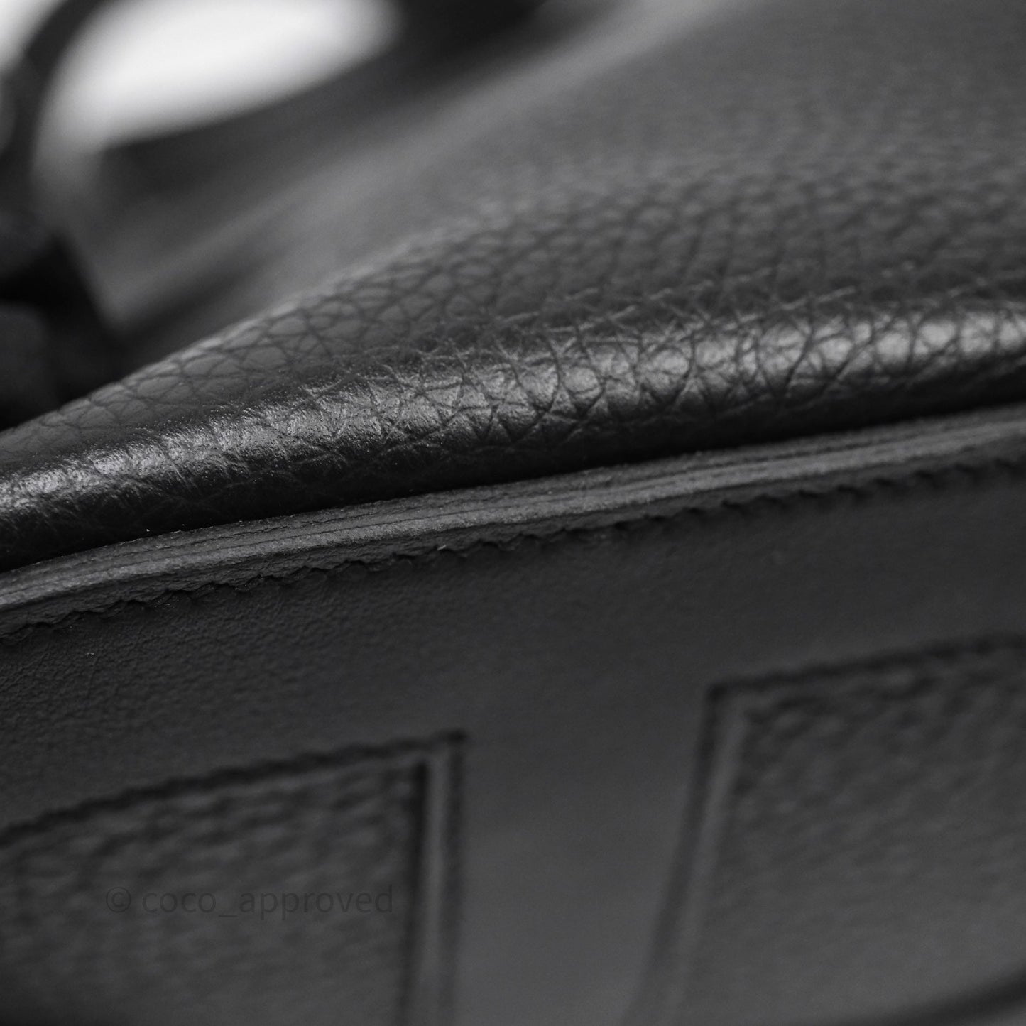 Hermes In-The-Loop 18 Black Noir 89 Clemence Palladium Hardware