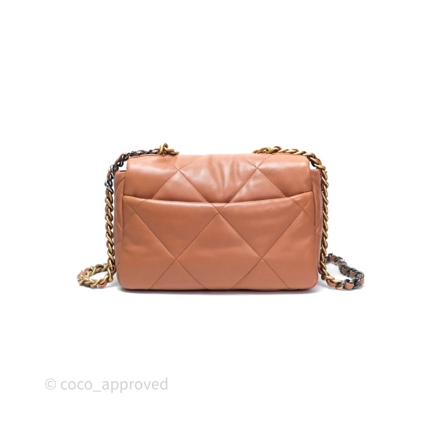 Chanel 19 Small Caramel Mixed Hardware