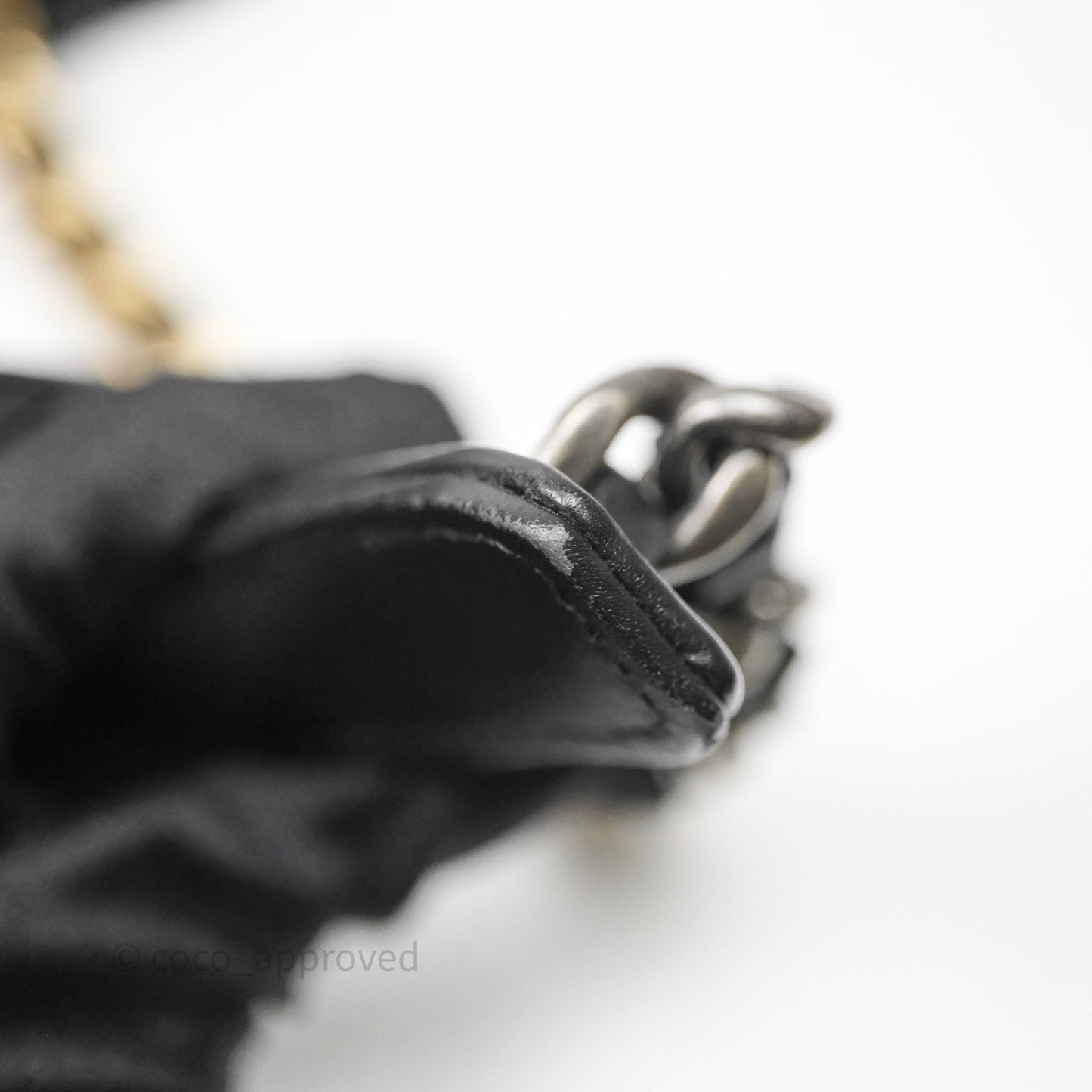 Chanel 19 Small Sequin Black Mixed Hardware