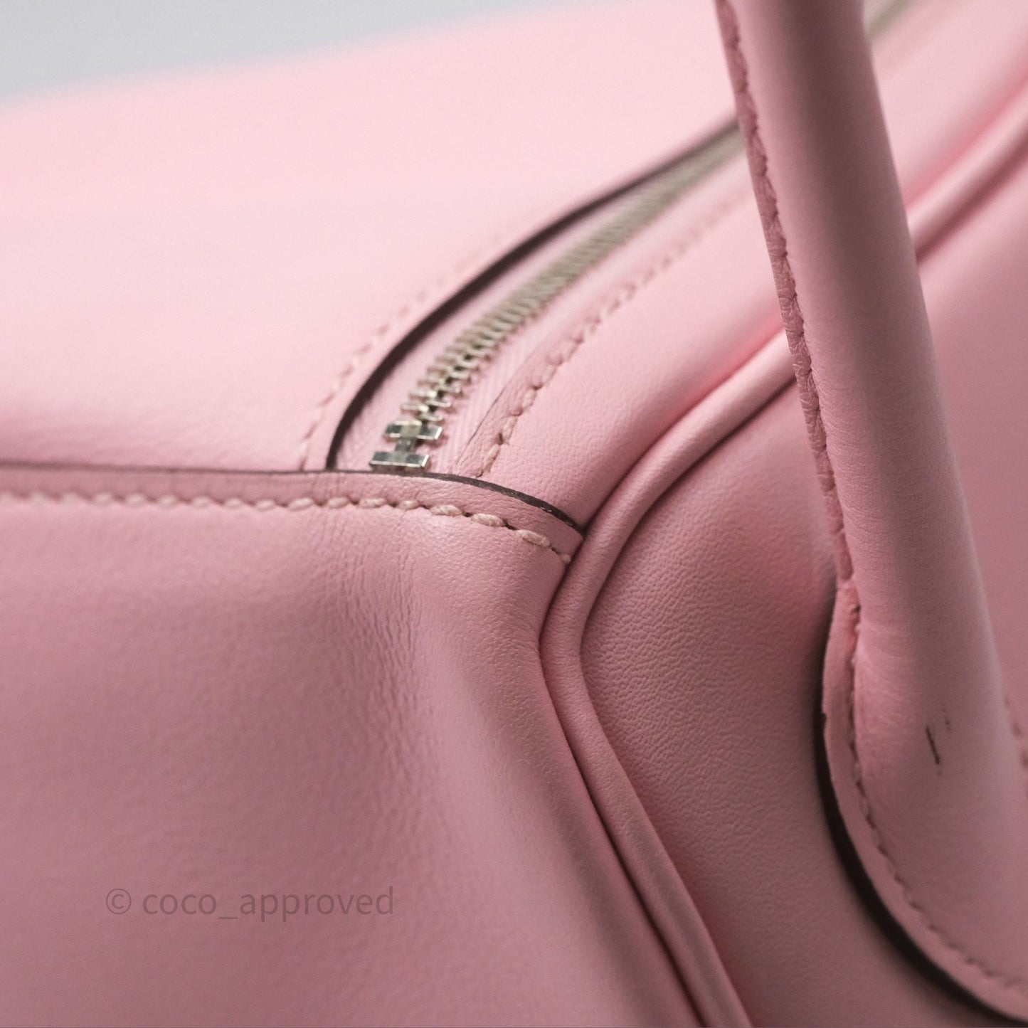 Hermes Lindy 26 Rose Sakura Pink 3Q Swift Palladium Hardware