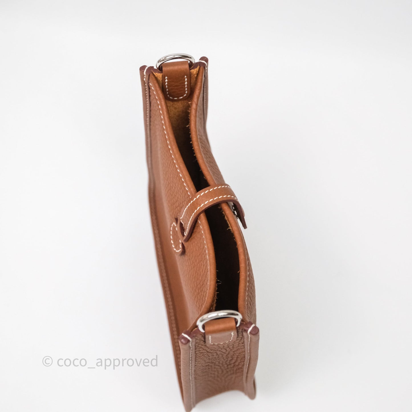 Hermès Mini Evelyne 16 Gold Clemence Gold Hardware