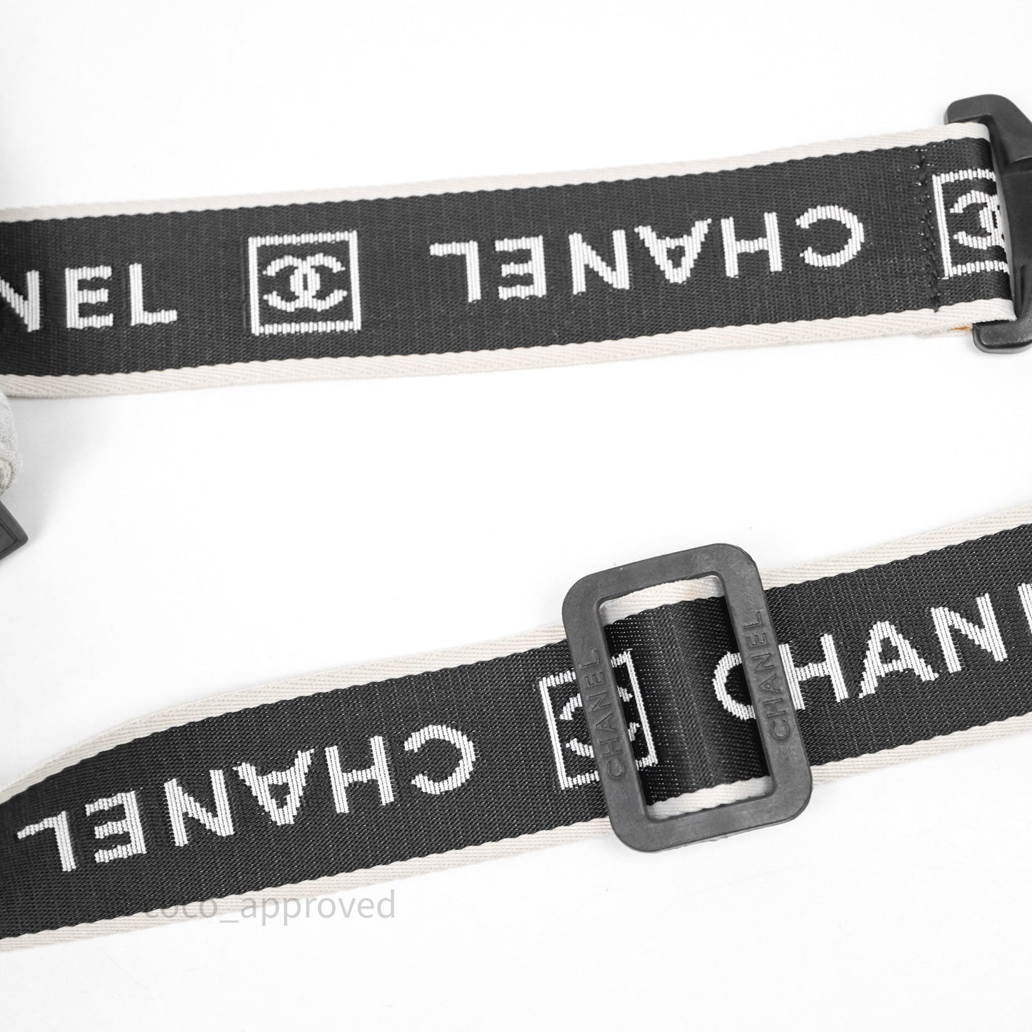 Chanel CC Logo Sport Waist Bag Grey