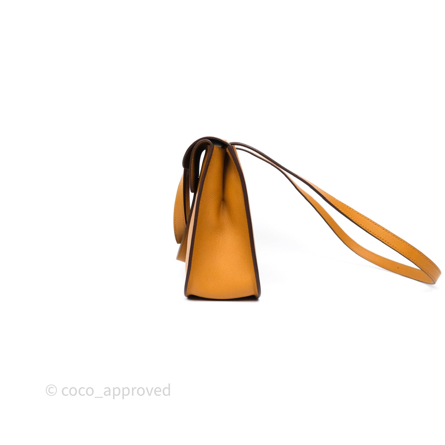 Hermès Halzan 25 Caramel 28 Evercolor Gold Hardware