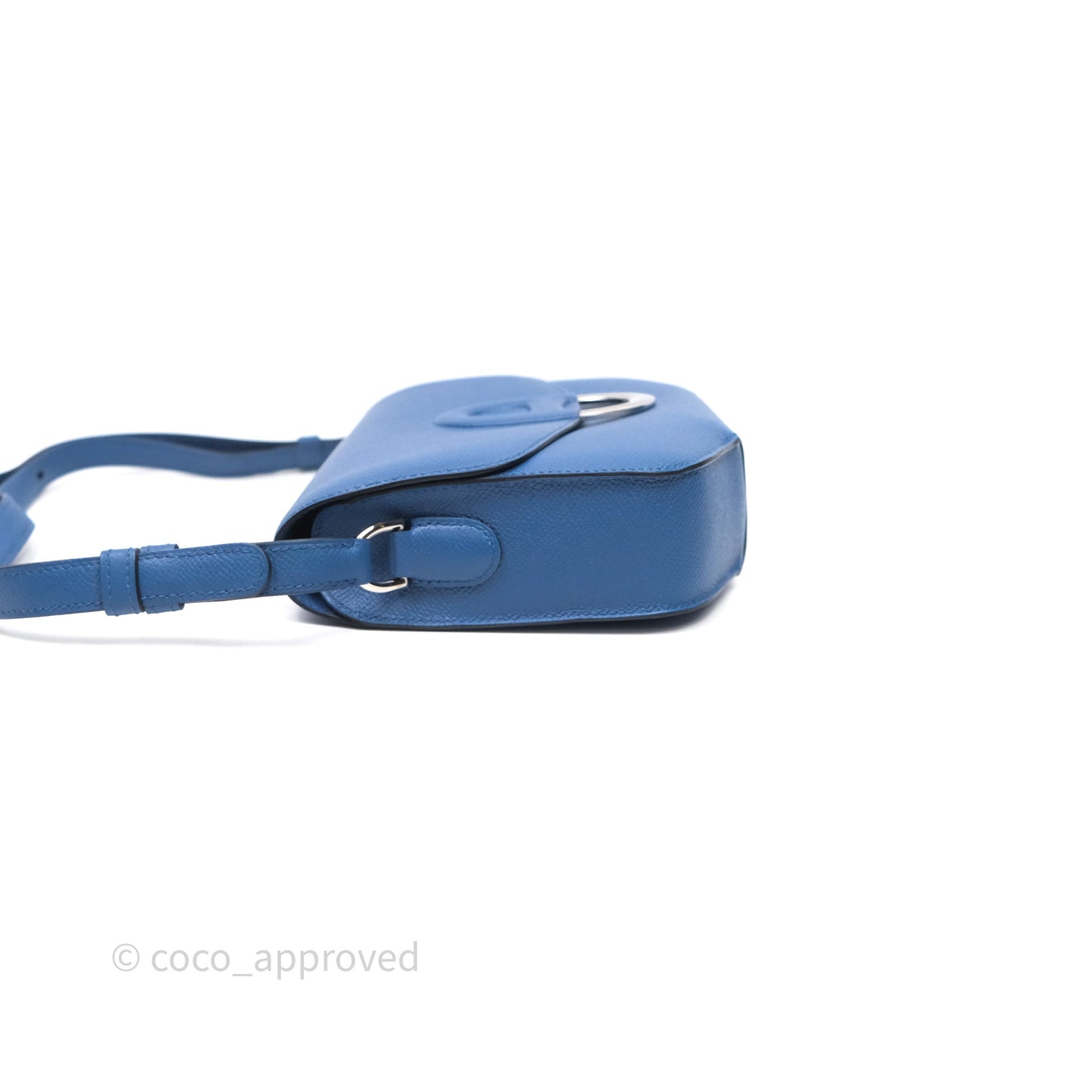 Hermès Cherche-Midi R2 Bleu Agate Epsom Palladium Hardware