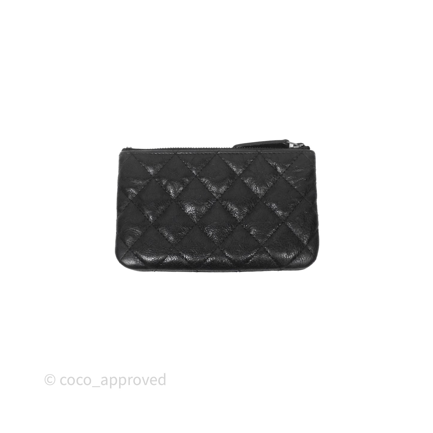Chanel Quilted Mini O Case So Black Calfskin