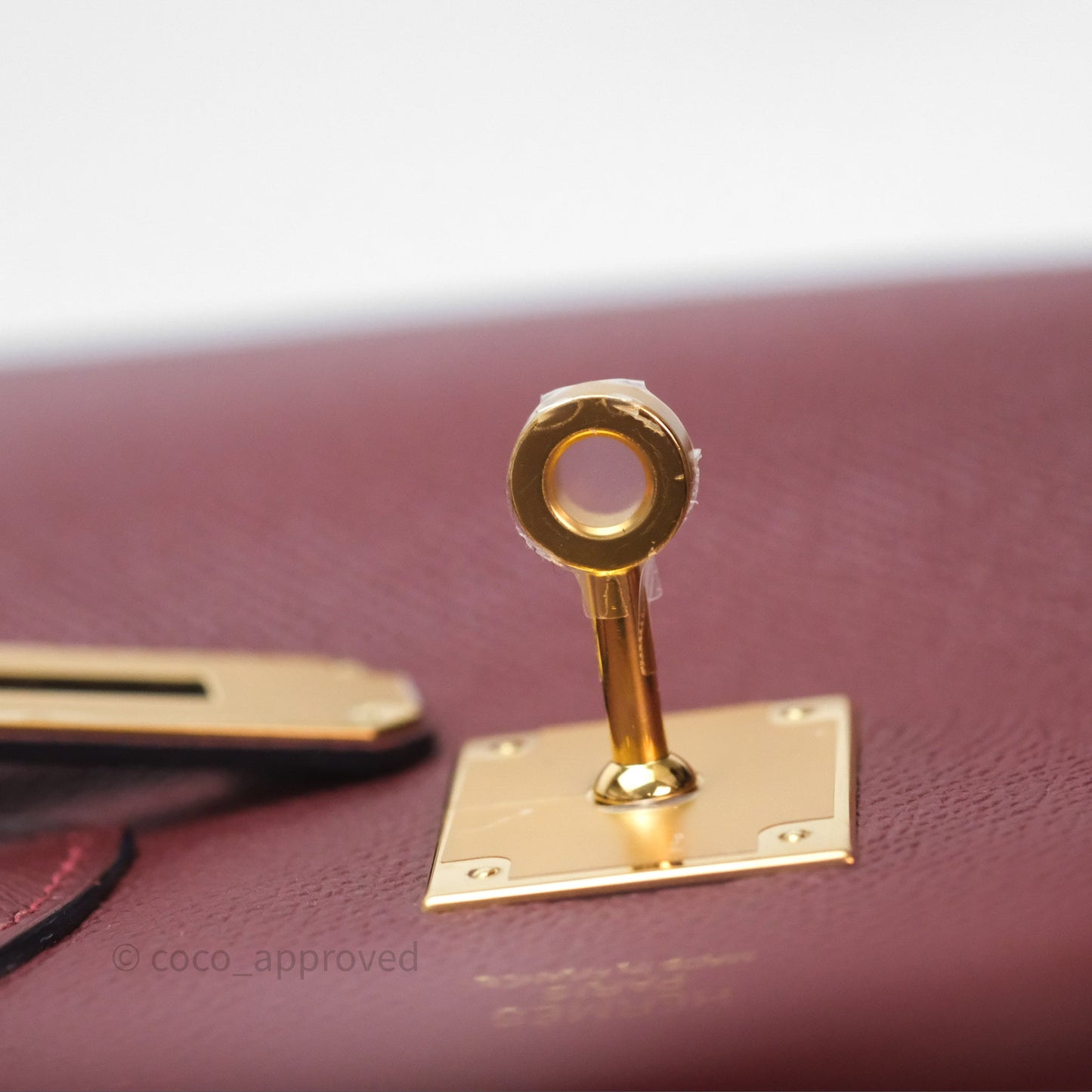 Hermès Birkin 30 Retourne Rouge H 55 Epsom Gold Hardware