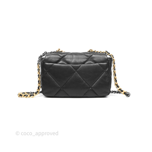 Chanel 19 Small Black Mixed Hardware
