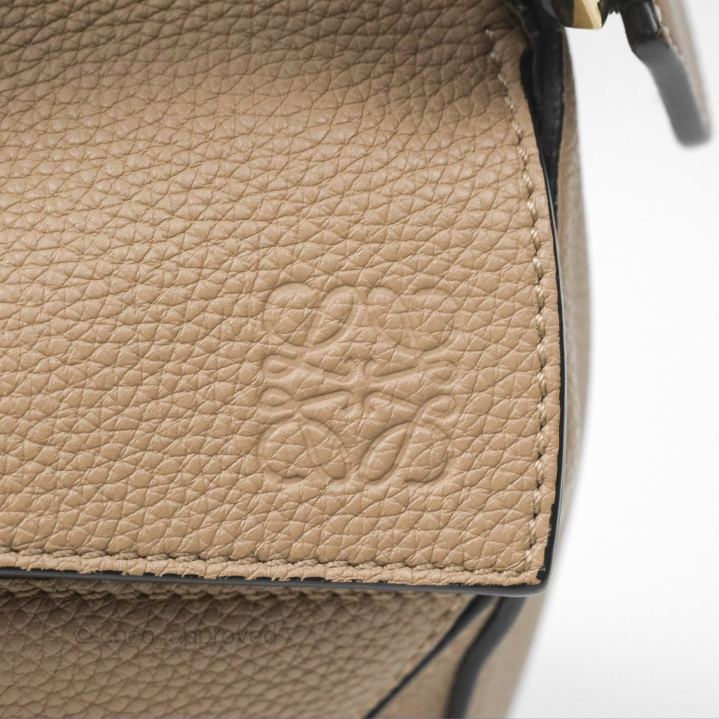 Loewe Small Puzzle Bag Sand Mink Grained Calfskin