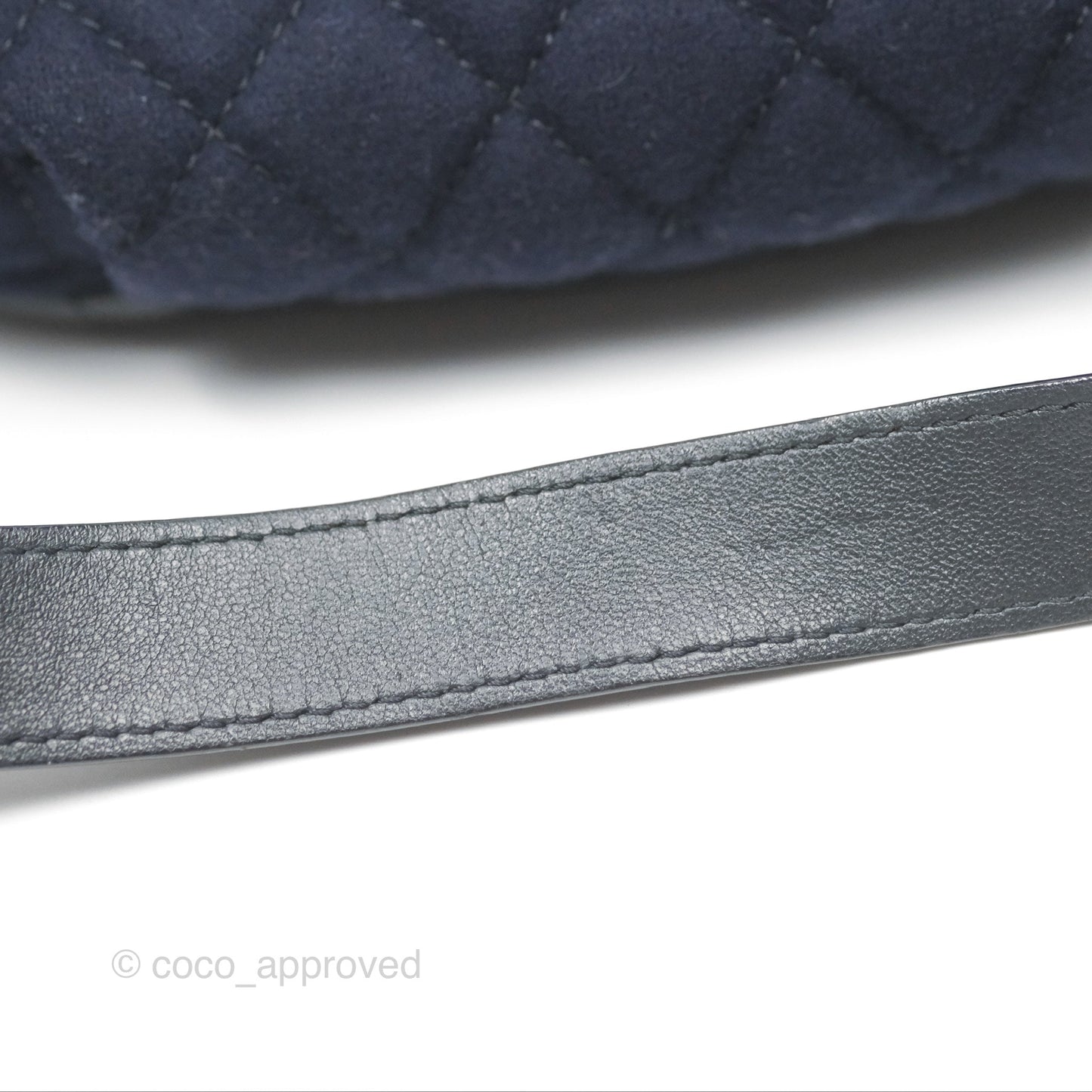 Chanel Paris Hamburg Charms Belt Bag Navy Wool Lambskin