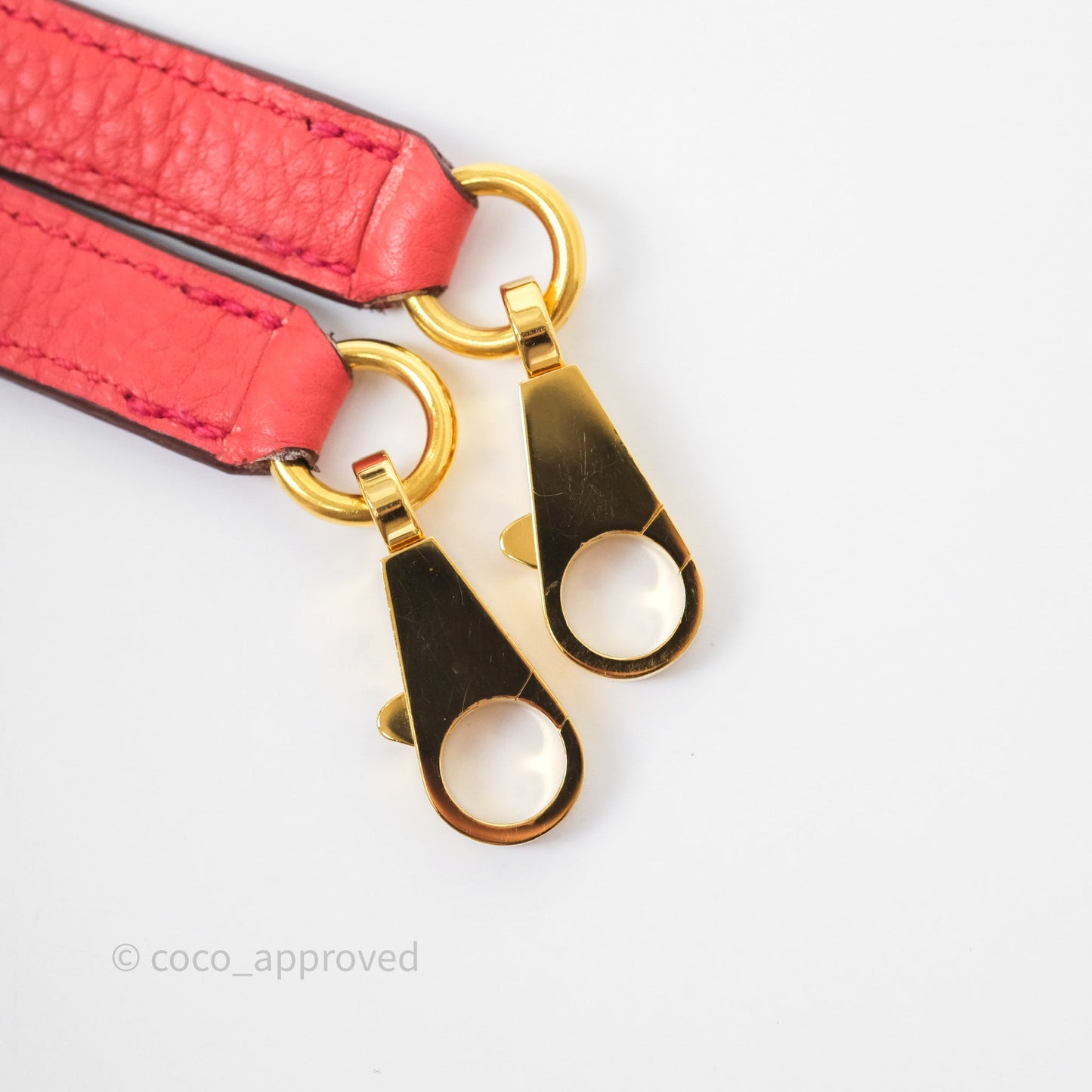 Hermès Kelly 28 Rose Jaipur Retourne Togo Gold Hardware