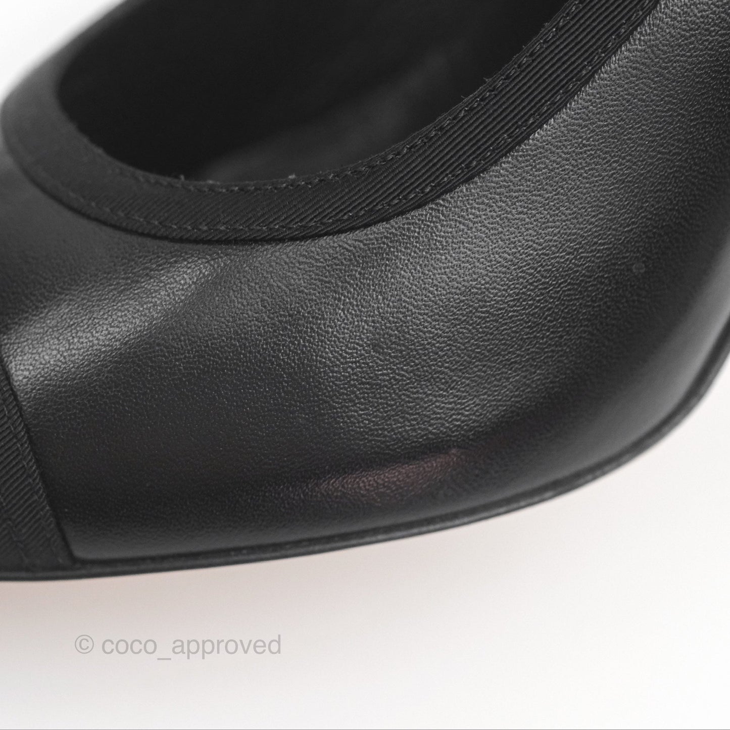 Chanel Classic Heels CC Black Lambskin Size 39.5