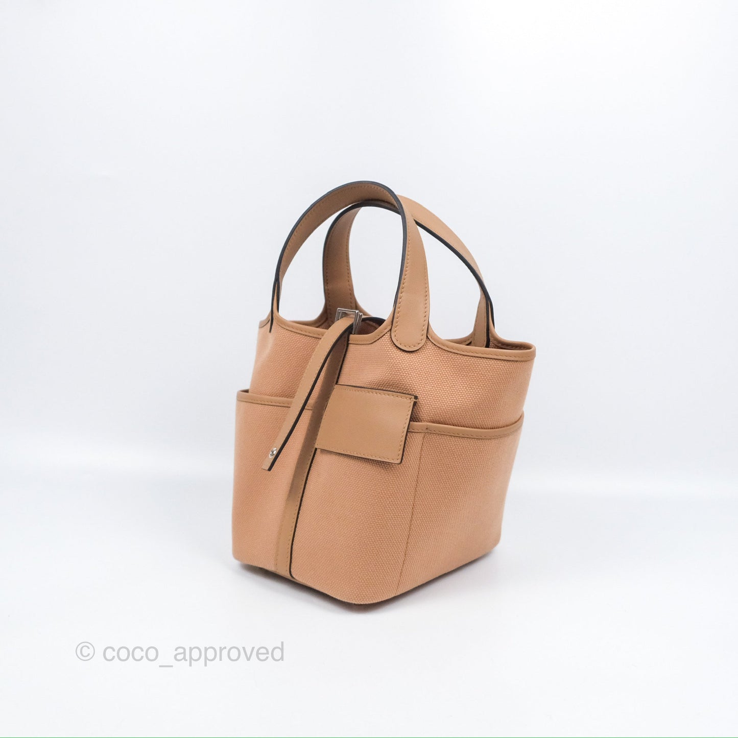 Hermes Picotin Lock 18 Cargo Pockets Chai 0M Goeland/Swift Palladium Hardware
