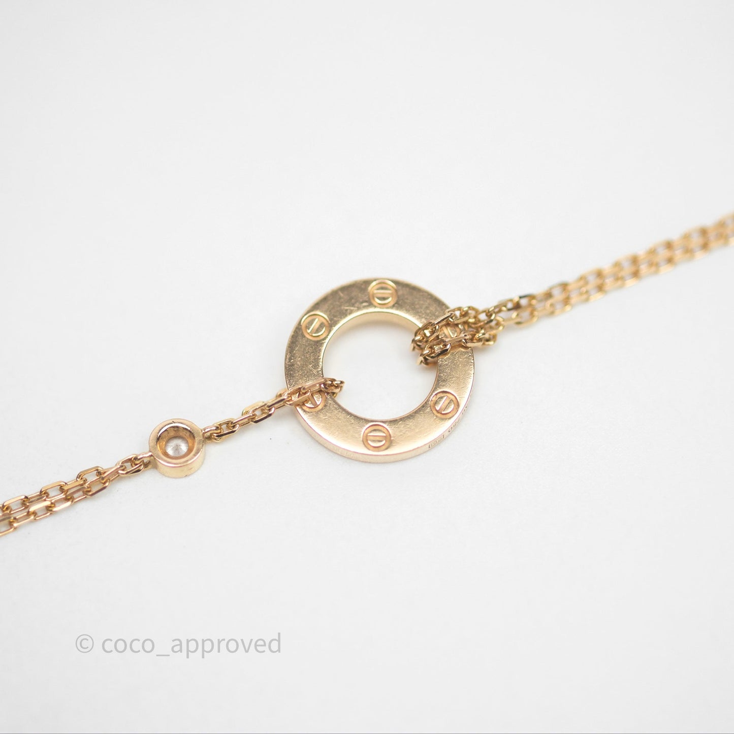 Cartier Love Bracelet Rose Gold Diamonds