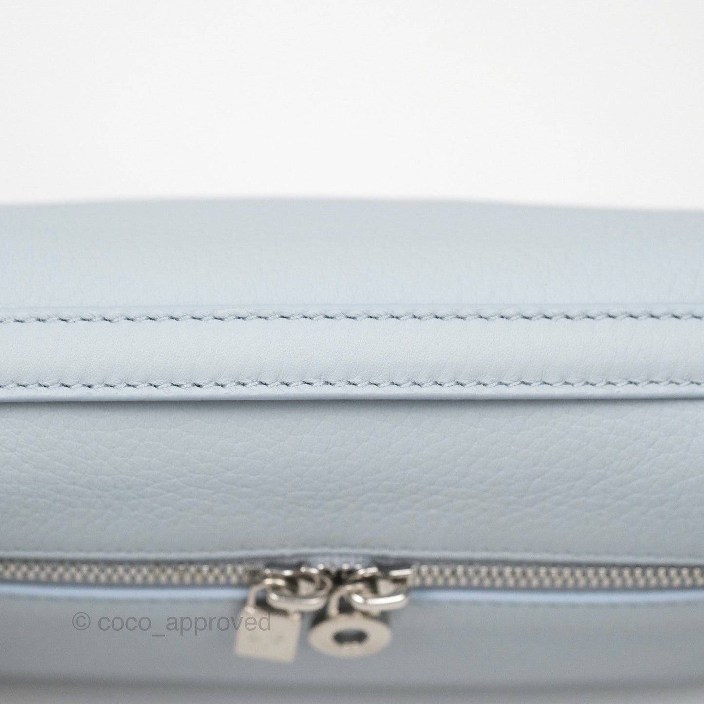 Loro Piana Extra Pocket L19 Blue Grained Calfskin